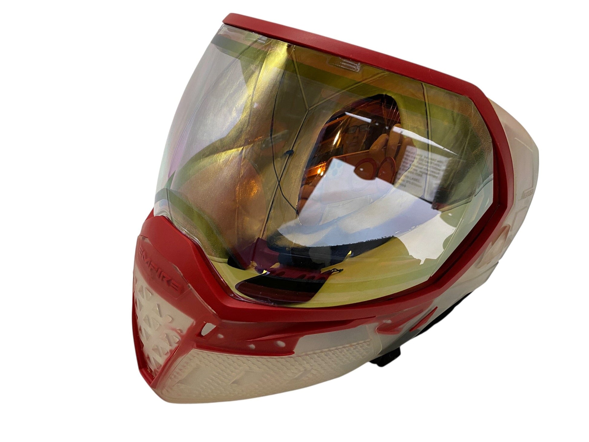 Used Empire EVS Clear/Red Paintball Mask Goggles Paintball Gun from CPXBrosPaintball Buy/Sell/Trade Paintball Markers, New Paintball Guns, Paintball Hoppers, Paintball Masks, and Hormesis Headbands