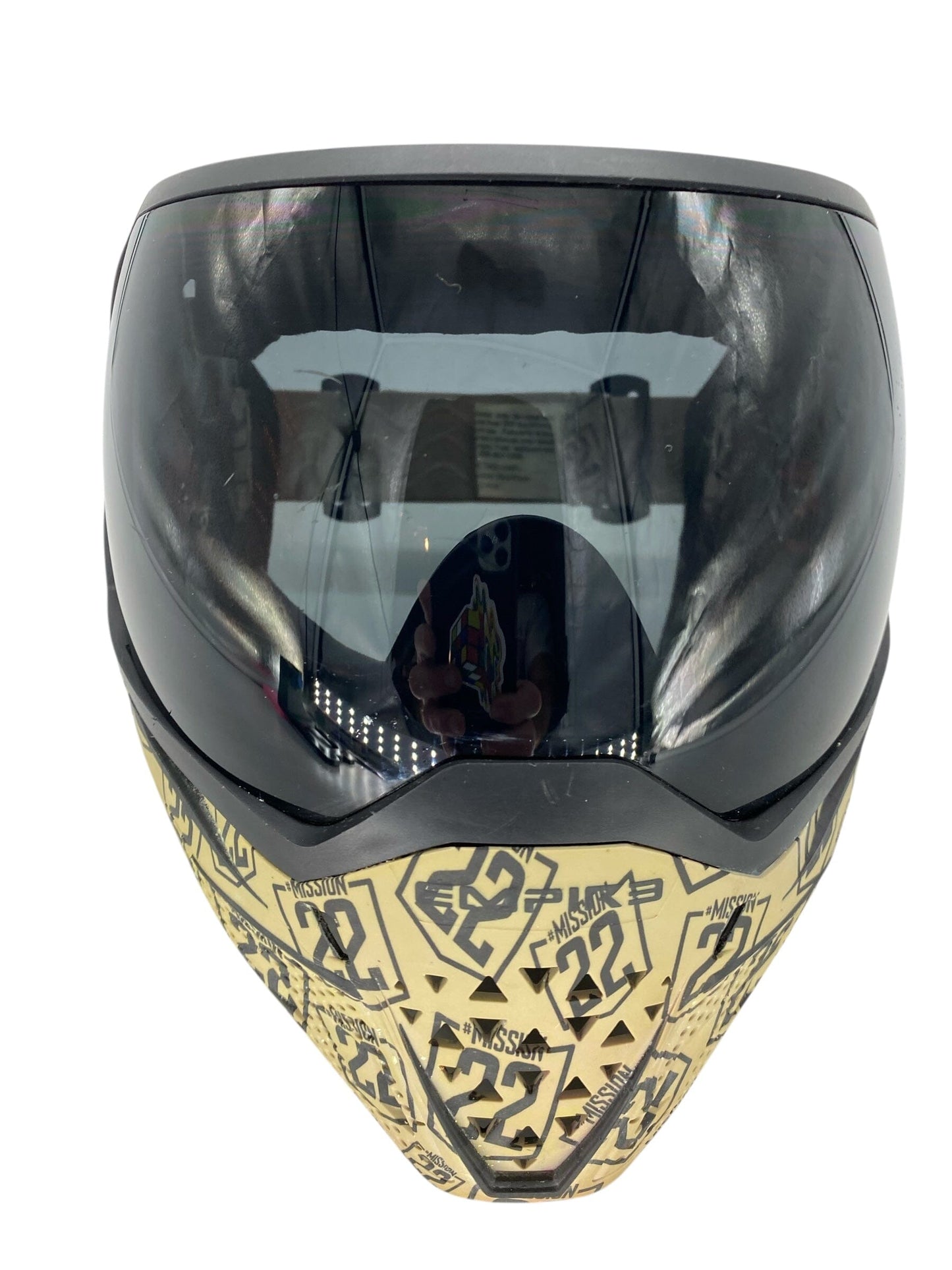 Used Empire EVS Special Edition Mission-22 Tan Paintball Mask Paintball Gun from CPXBrosPaintball Buy/Sell/Trade Paintball Markers, New Paintball Guns, Paintball Hoppers, Paintball Masks, and Hormesis Headbands