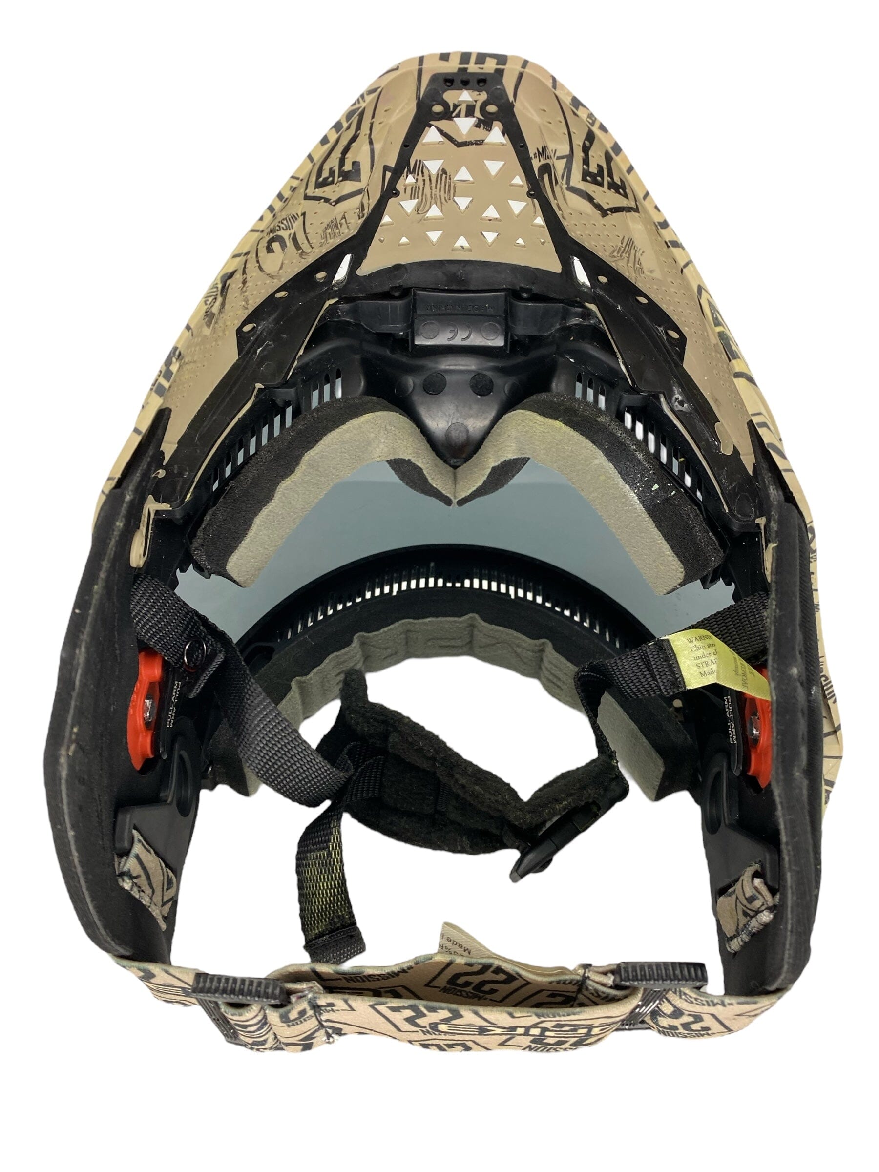 Used Empire EVS Special Edition Mission-22 Tan Paintball Mask Paintball Gun from CPXBrosPaintball Buy/Sell/Trade Paintball Markers, New Paintball Guns, Paintball Hoppers, Paintball Masks, and Hormesis Headbands