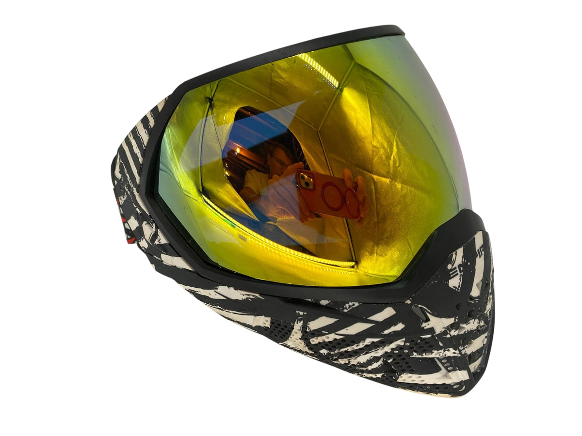 Used Empire EVS Zebra Paintball Mask Goggles (missing foam) Paintball Gun from CPXBrosPaintball Buy/Sell/Trade Paintball Markers, New Paintball Guns, Paintball Hoppers, Paintball Masks, and Hormesis Headbands
