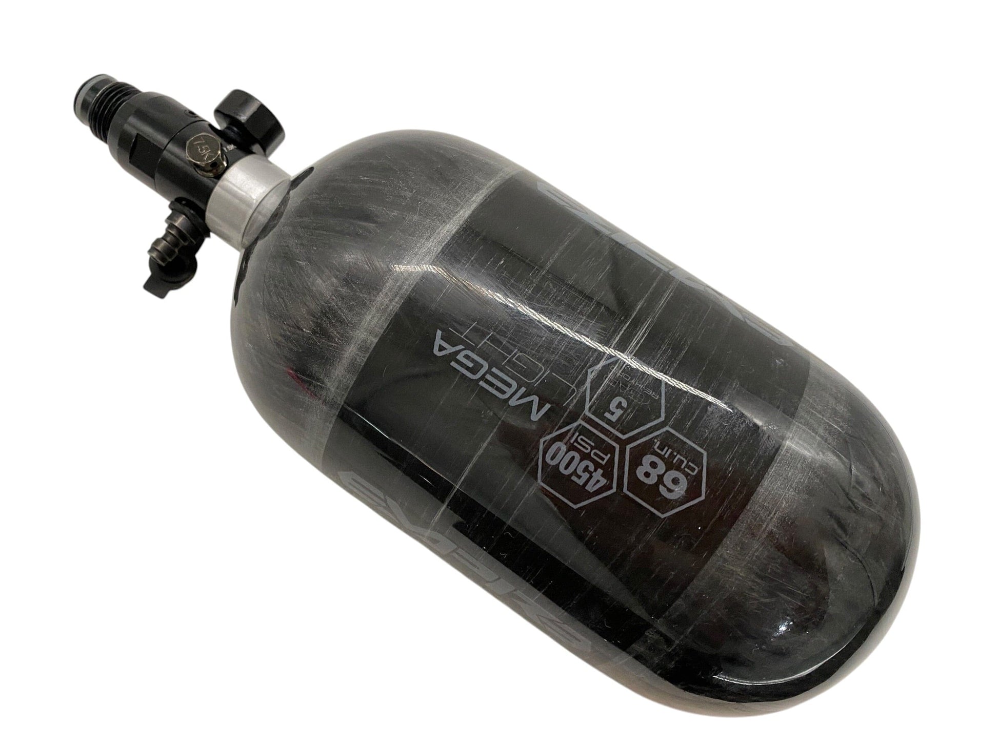 Used Empire Mega Light Carbon Fiber 68ci Paintball Tank Paintball Gun from CPXBrosPaintball Buy/Sell/Trade Paintball Markers, New Paintball Guns, Paintball Hoppers, Paintball Masks, and Hormesis Headbands