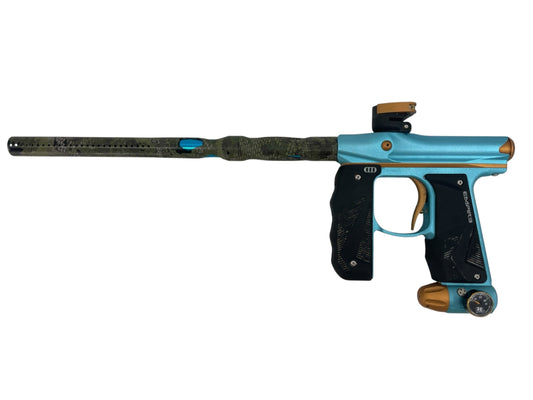Used Empire Mini GS Aqua/Orange Paintball Gun Paintball Gun from CPXBrosPaintball Buy/Sell/Trade Paintball Markers, New Paintball Guns, Paintball Hoppers, Paintball Masks, and Hormesis Headbands
