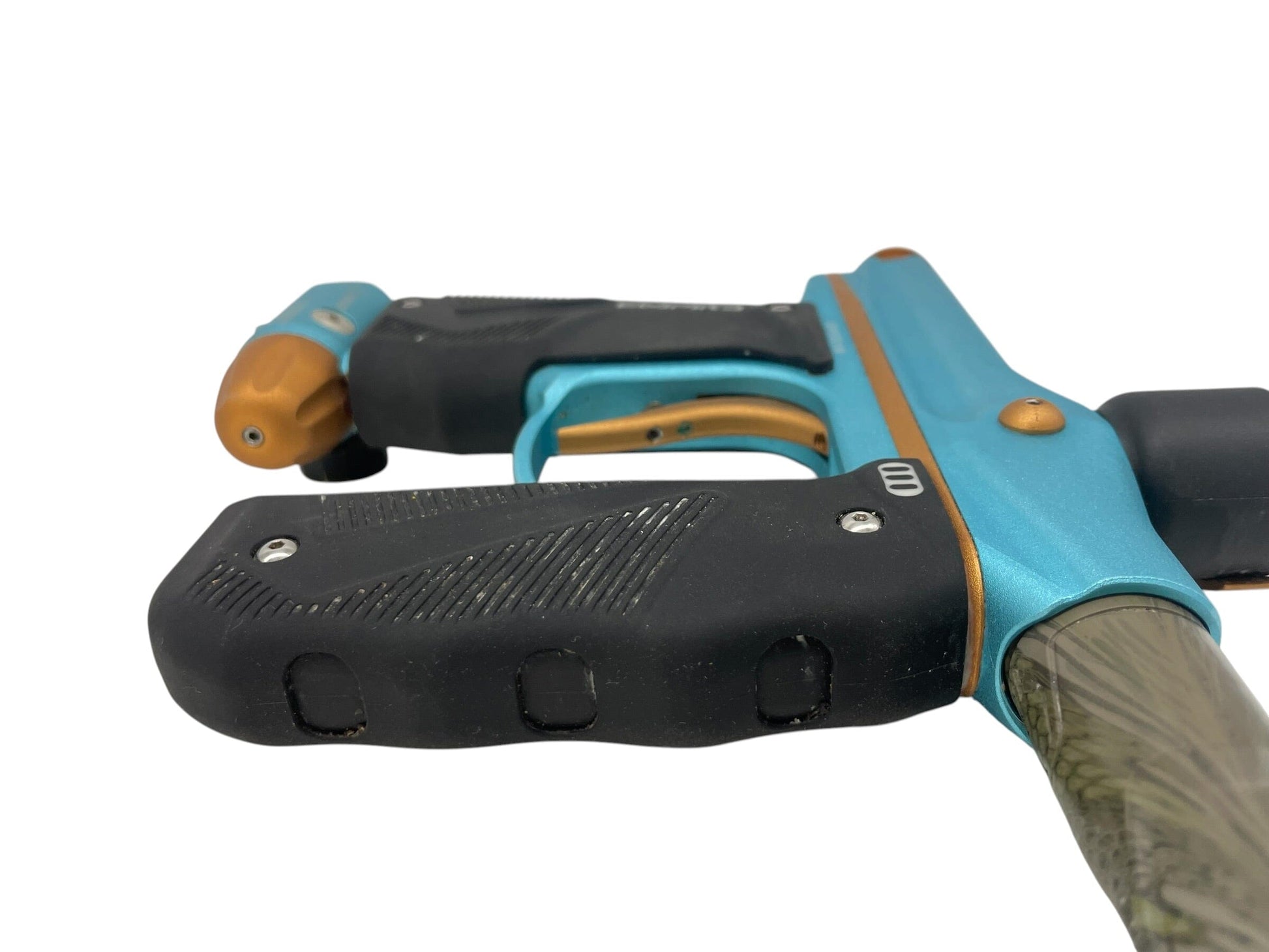 Used Empire Mini GS Aqua/Orange Paintball Gun Paintball Gun from CPXBrosPaintball Buy/Sell/Trade Paintball Markers, New Paintball Guns, Paintball Hoppers, Paintball Masks, and Hormesis Headbands