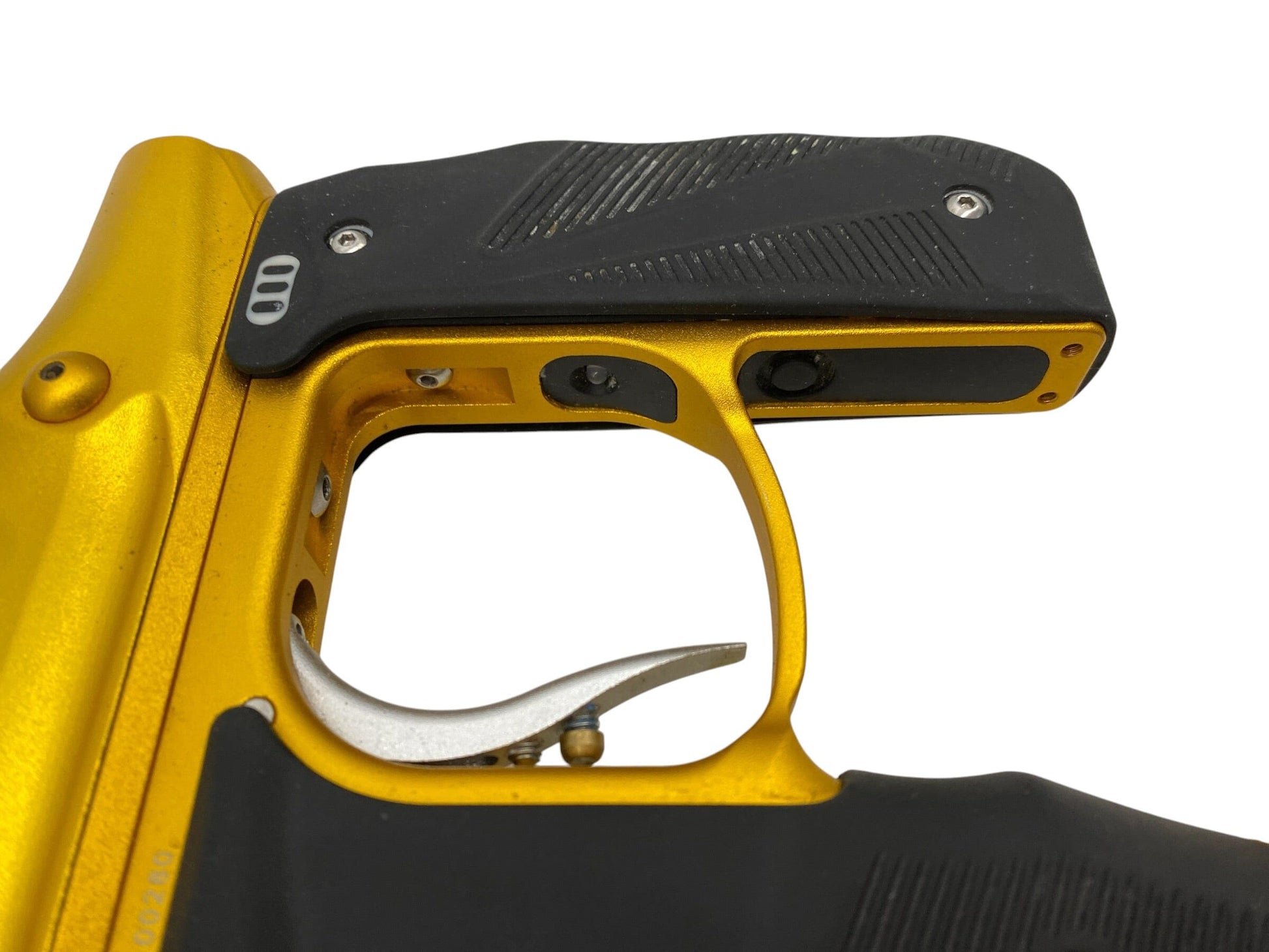 Used Empire Mini GS Gold/Gold Paintball Gun Paintball Gun from CPXBrosPaintball Buy/Sell/Trade Paintball Markers, New Paintball Guns, Paintball Hoppers, Paintball Masks, and Hormesis Headbands