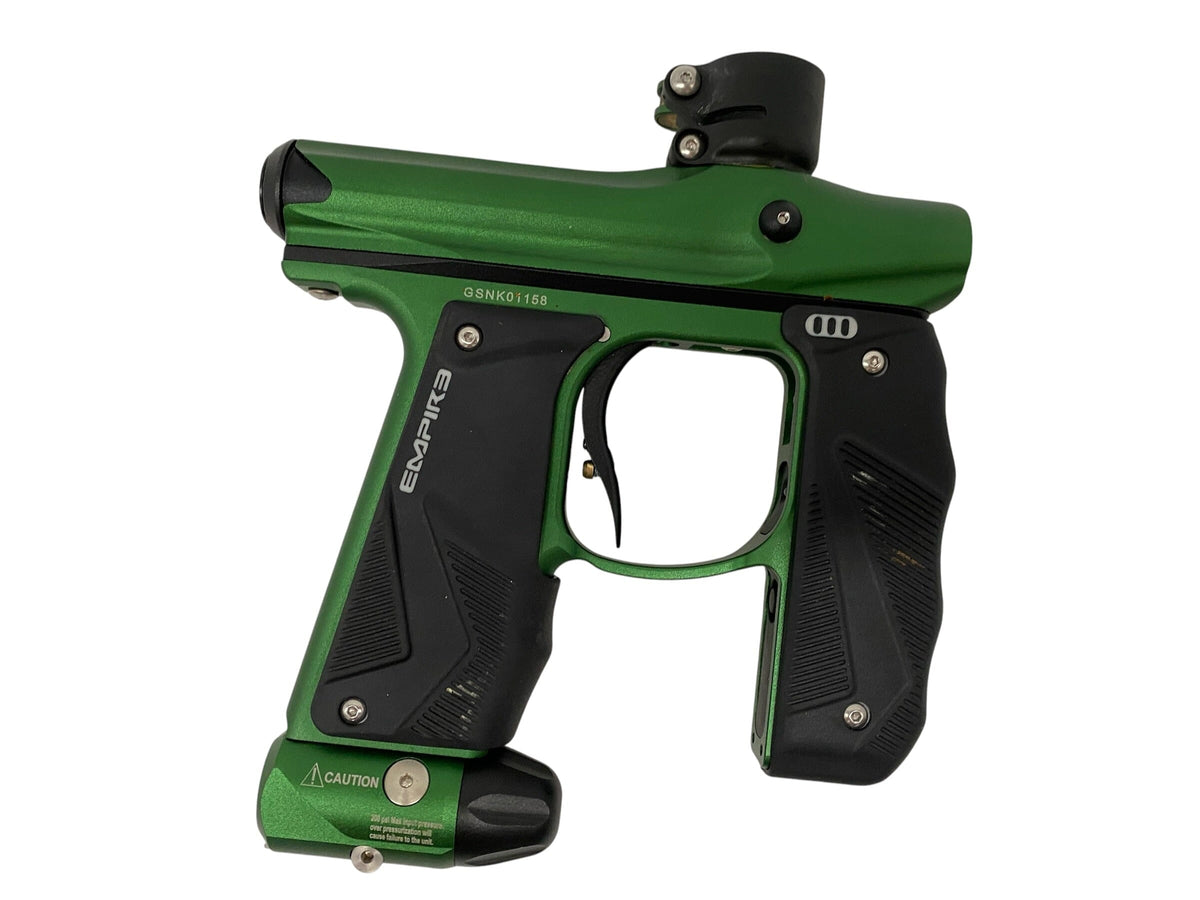 Used Empire Mini GS Green/Black Paintball Gun Paintball Gun from CPXBrosPaintball Buy/Sell/Trade Paintball Markers, New Paintball Guns, Paintball Hoppers, Paintball Masks, and Hormesis Headbands