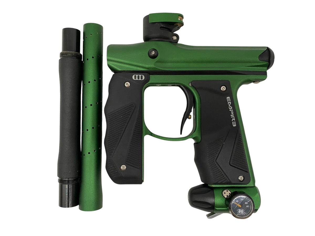 Used Empire Mini GS Green/Black Paintball Gun Paintball Gun from CPXBrosPaintball Buy/Sell/Trade Paintball Markers, New Paintball Guns, Paintball Hoppers, Paintball Masks, and Hormesis Headbands