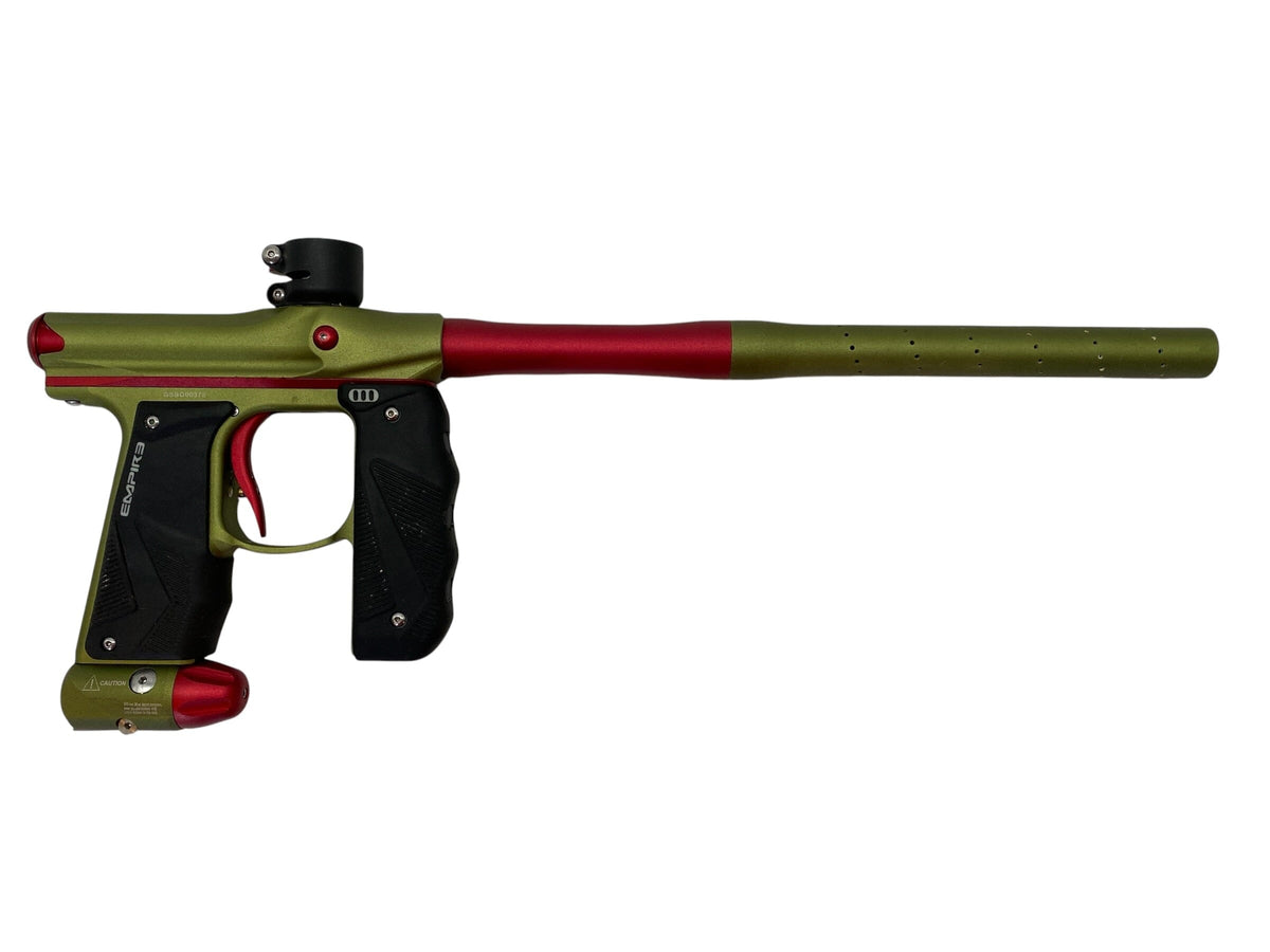 Used Empire Mini GS Green/Red Paintball Gun Paintball Gun from CPXBrosPaintball Buy/Sell/Trade Paintball Markers, New Paintball Guns, Paintball Hoppers, Paintball Masks, and Hormesis Headbands