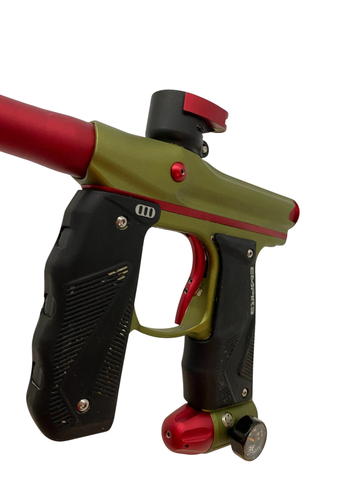 Used Empire Mini GS Green/Red Paintball Gun Paintball Gun from CPXBrosPaintball Buy/Sell/Trade Paintball Markers, New Paintball Guns, Paintball Hoppers, Paintball Masks, and Hormesis Headbands