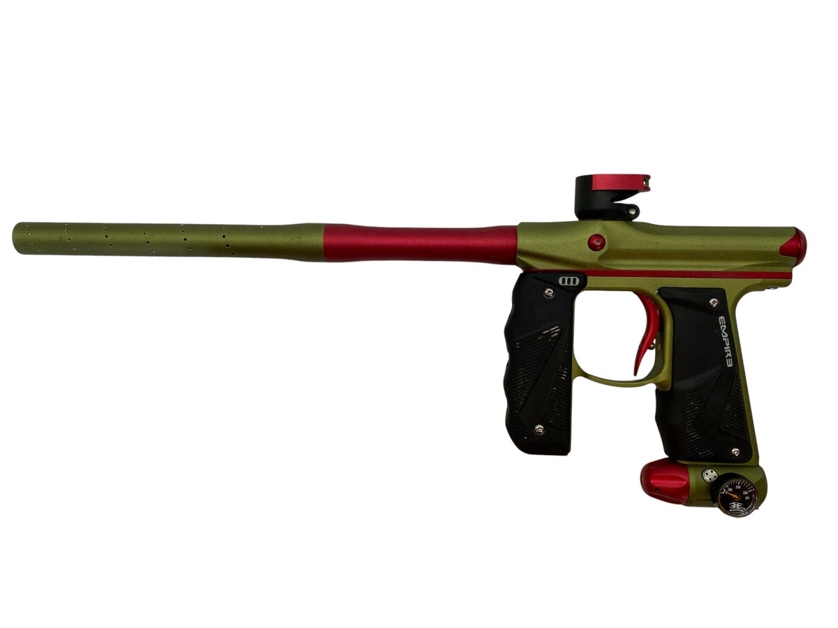 Used Empire Mini GS Green/Red Paintball Gun Paintball Gun from CPXBrosPaintball Buy/Sell/Trade Paintball Markers, New Paintball Guns, Paintball Hoppers, Paintball Masks, and Hormesis Headbands