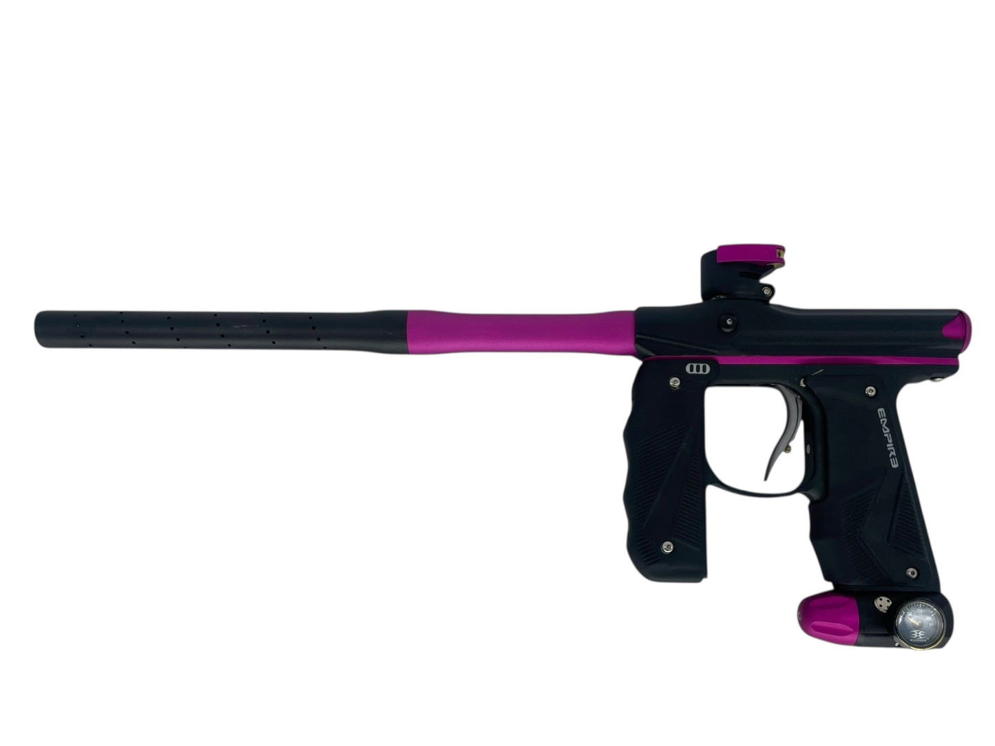 Used Empire Mini Gs Paintball Gun Black/Pink Paintball Gun from CPXBrosPaintball Buy/Sell/Trade Paintball Markers, New Paintball Guns, Paintball Hoppers, Paintball Masks, and Hormesis Headbands