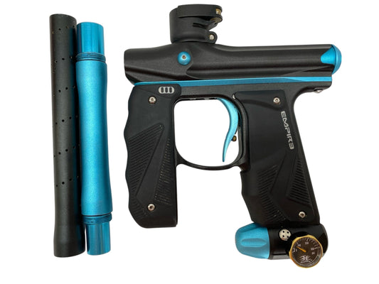 Used Empire Mini Gs Paintball Gun Black/Teal Paintball Gun from CPXBrosPaintball Buy/Sell/Trade Paintball Markers, New Paintball Guns, Paintball Hoppers, Paintball Masks, and Hormesis Headbands