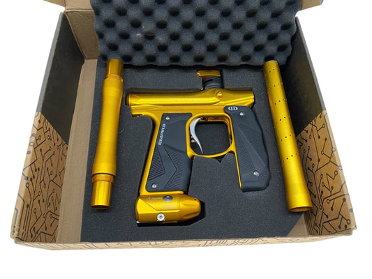 Used Empire Mini Gs Paintball Gun Gold Paintball Gun from CPXBrosPaintball Buy/Sell/Trade Paintball Markers, New Paintball Guns, Paintball Hoppers, Paintball Masks, and Hormesis Headbands