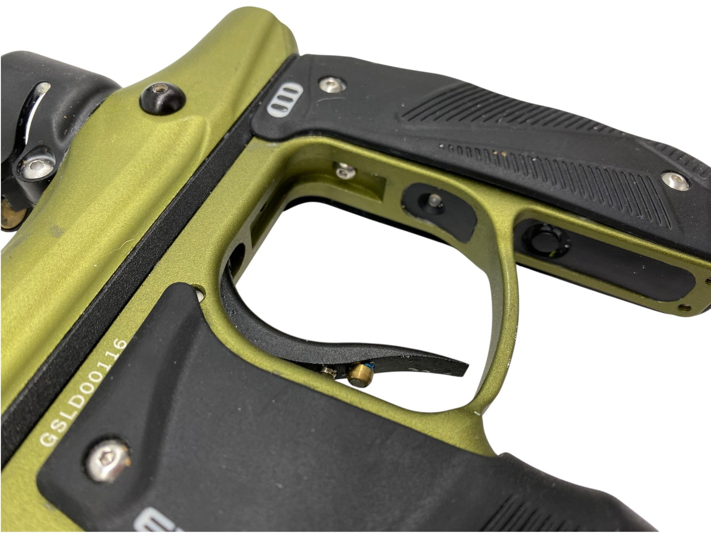 Used Empire Mini Gs Paintball Gun Green Black Paintball Gun from CPXBrosPaintball Buy/Sell/Trade Paintball Markers, New Paintball Guns, Paintball Hoppers, Paintball Masks, and Hormesis Headbands
