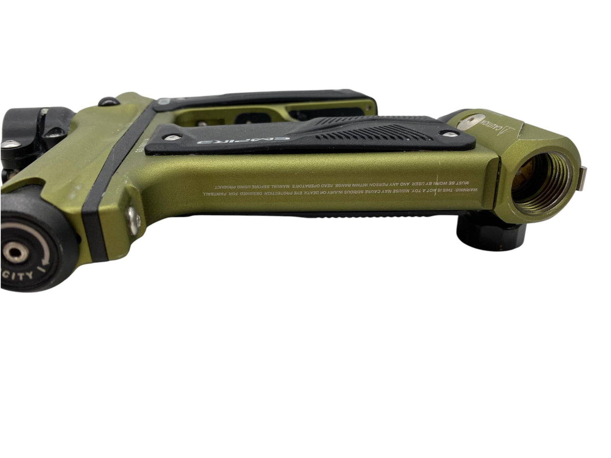 Used Empire Mini Gs Paintball Gun Green Black Paintball Gun from CPXBrosPaintball Buy/Sell/Trade Paintball Markers, New Paintball Guns, Paintball Hoppers, Paintball Masks, and Hormesis Headbands
