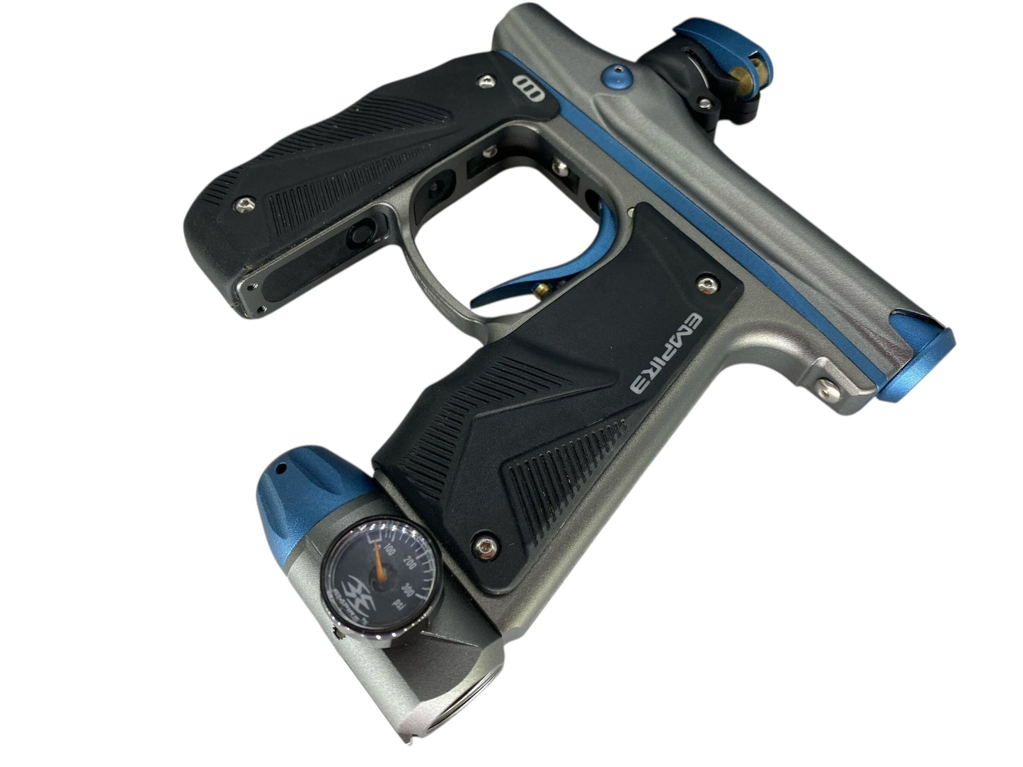 Used Empire Mini Gs Paintball Gun Grey/Blue Paintball Gun from CPXBrosPaintball Buy/Sell/Trade Paintball Markers, New Paintball Guns, Paintball Hoppers, Paintball Masks, and Hormesis Headbands