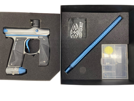 Used Empire Mini Gs Paintball Gun Grey/Blue Paintball Gun from CPXBrosPaintball Buy/Sell/Trade Paintball Markers, New Paintball Guns, Paintball Hoppers, Paintball Masks, and Hormesis Headbands