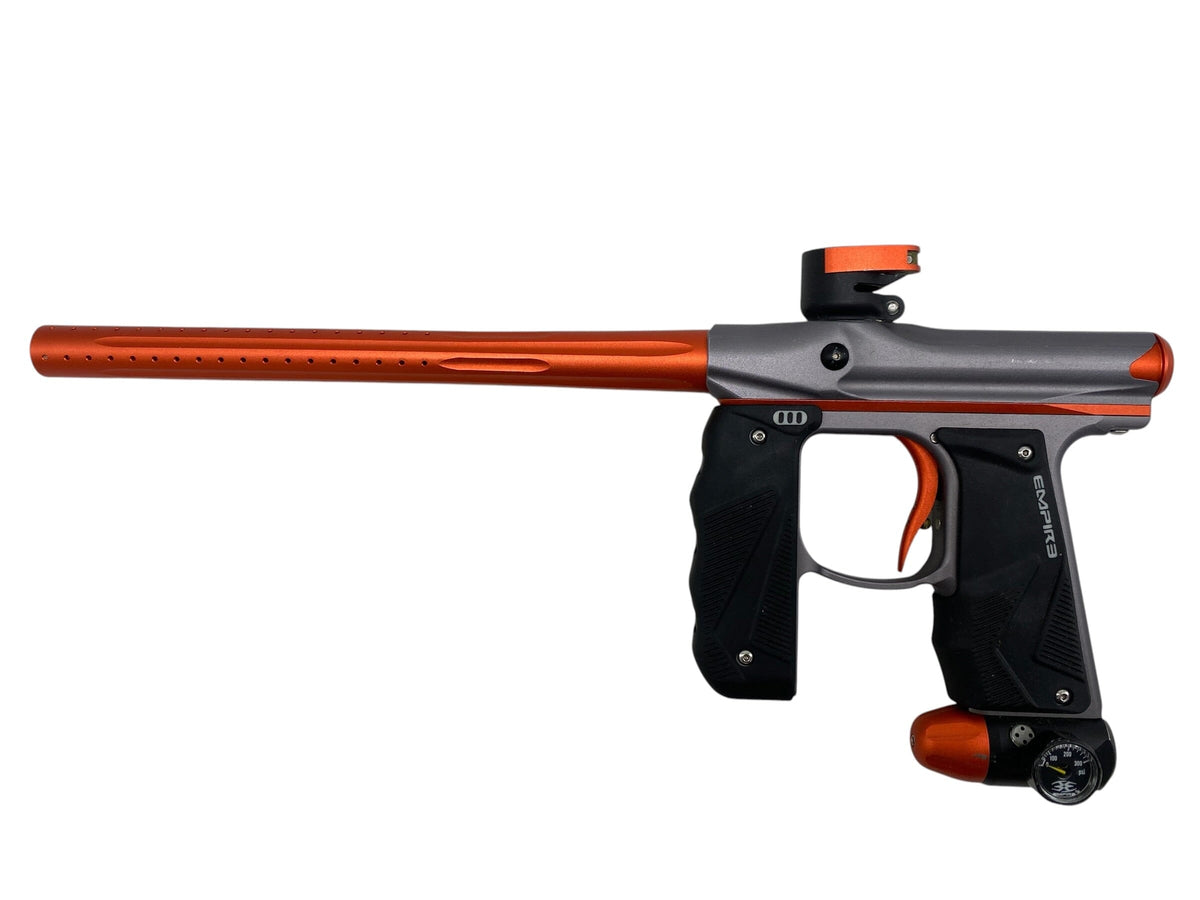 Used Empire Mini Gs Paintball Gun Grey/Orange Paintball Gun from CPXBrosPaintball Buy/Sell/Trade Paintball Markers, New Paintball Guns, Paintball Hoppers, Paintball Masks, and Hormesis Headbands