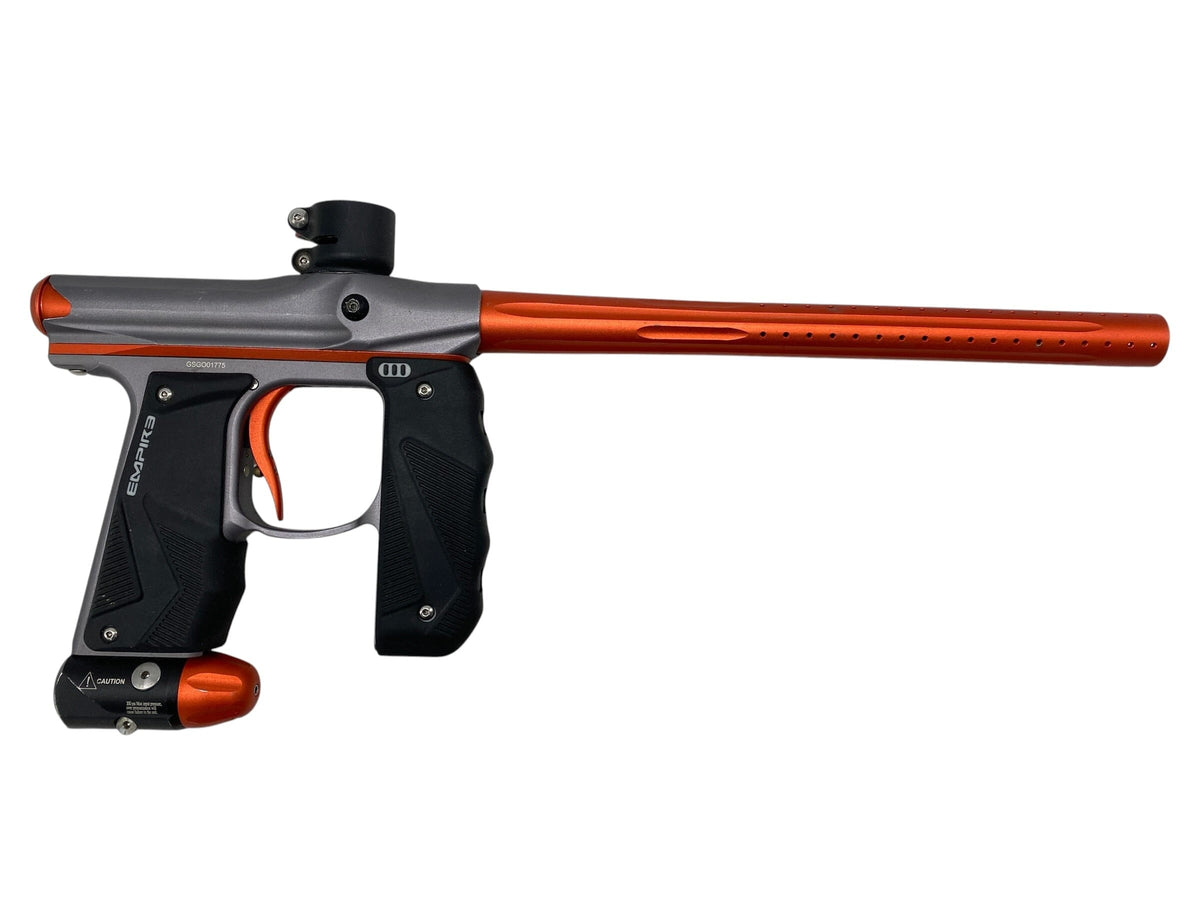 Used Empire Mini Gs Paintball Gun Grey/Orange Paintball Gun from CPXBrosPaintball Buy/Sell/Trade Paintball Markers, New Paintball Guns, Paintball Hoppers, Paintball Masks, and Hormesis Headbands
