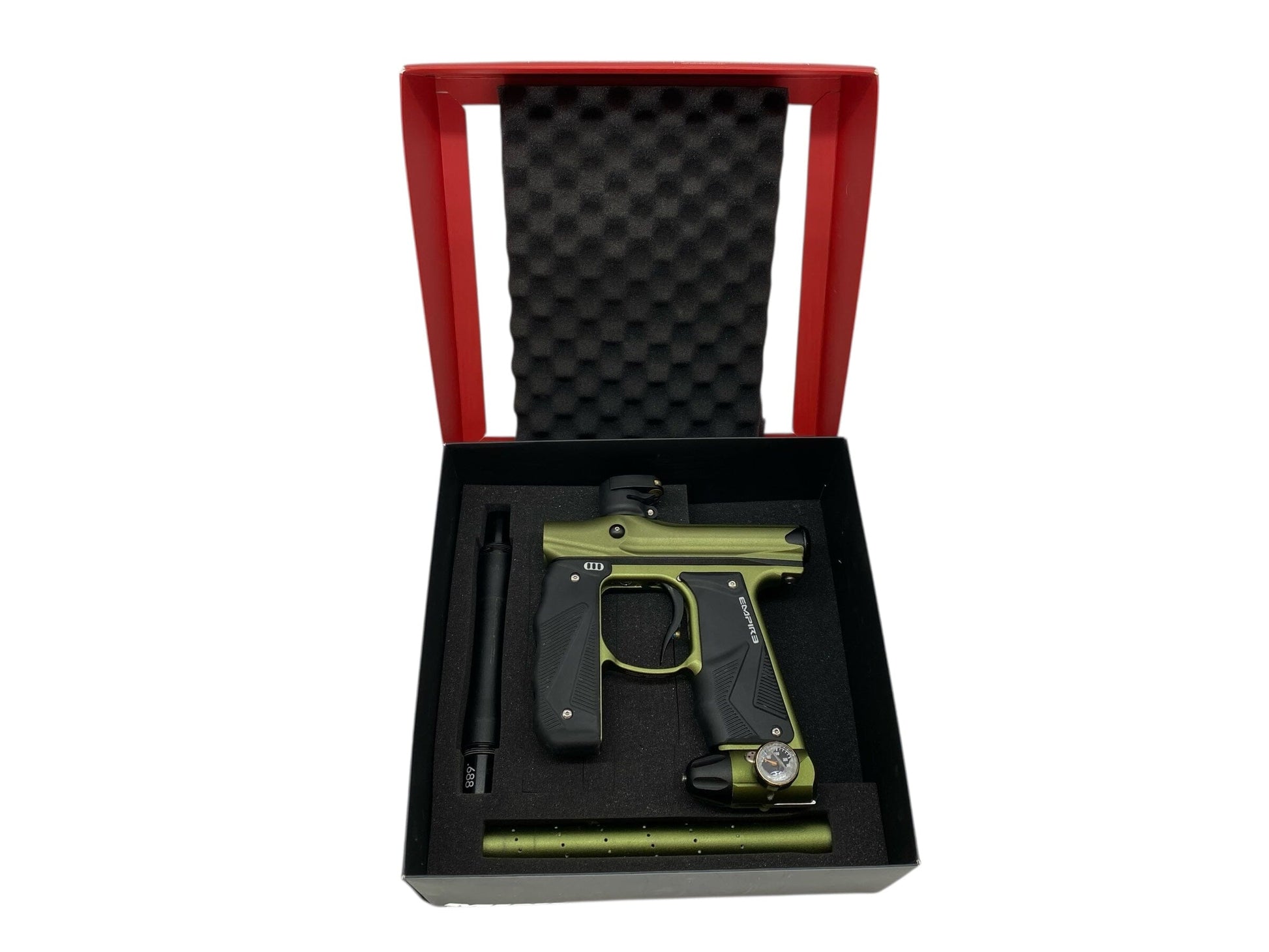 Used Empire Mini Gs Paintball Gun Olive/Black Paintball Gun from CPXBrosPaintball Buy/Sell/Trade Paintball Markers, New Paintball Guns, Paintball Hoppers, Paintball Masks, and Hormesis Headbands