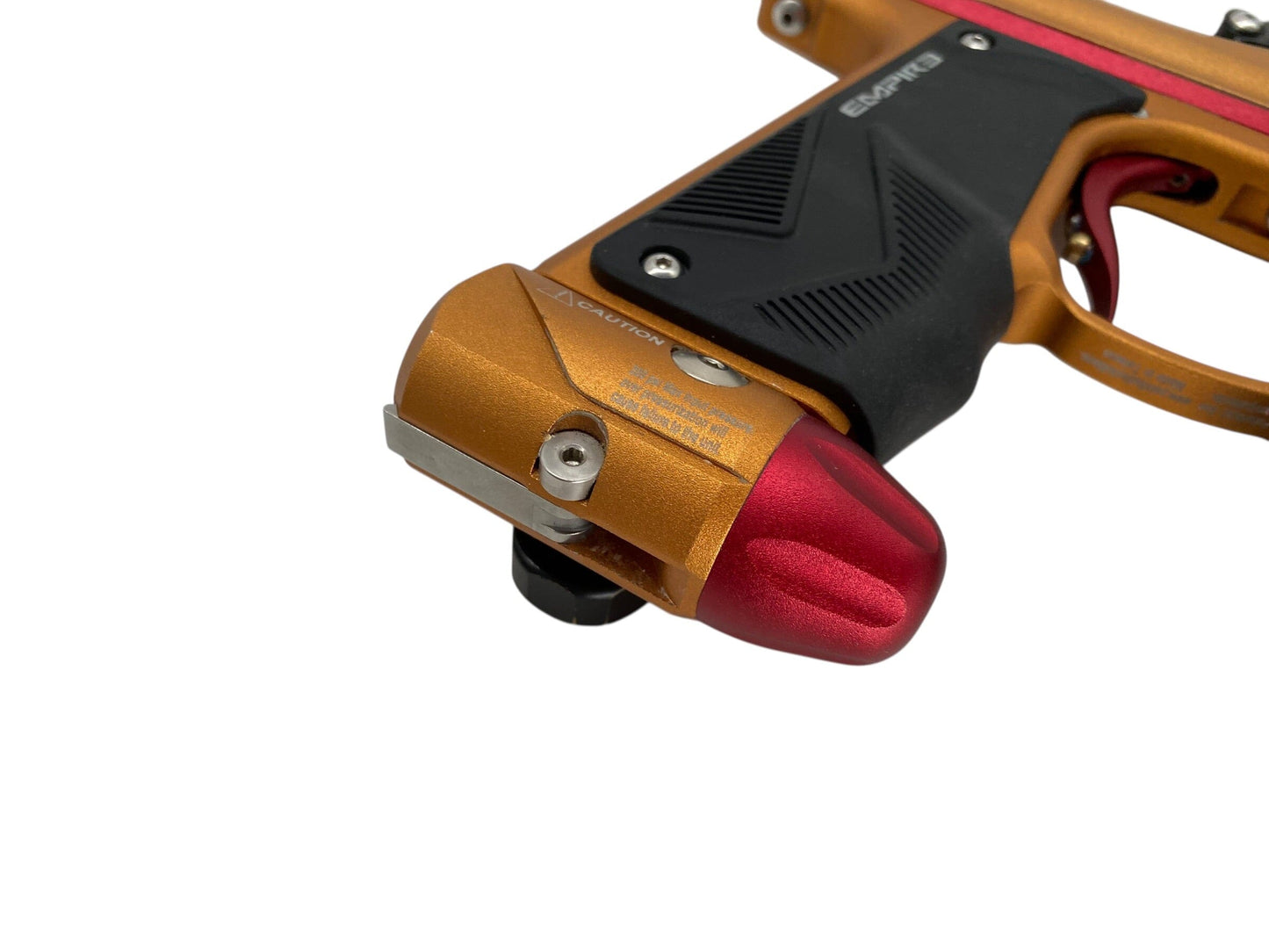 Used Empire Mini Gs Paintball Gun Orange/Red Paintball Gun from CPXBrosPaintball Buy/Sell/Trade Paintball Markers, New Paintball Guns, Paintball Hoppers, Paintball Masks, and Hormesis Headbands