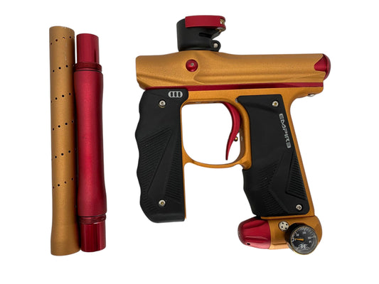 Used Empire Mini Gs Paintball Gun Orange/Red Paintball Gun from CPXBrosPaintball Buy/Sell/Trade Paintball Markers, New Paintball Guns, Paintball Hoppers, Paintball Masks, and Hormesis Headbands