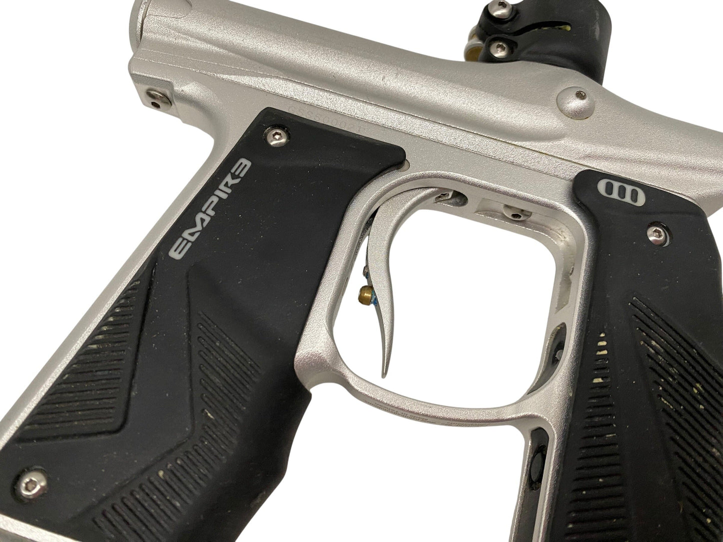 Used Empire Mini Gs Paintball Gun Silver Paintball Gun from CPXBrosPaintball Buy/Sell/Trade Paintball Markers, New Paintball Guns, Paintball Hoppers, Paintball Masks, and Hormesis Headbands