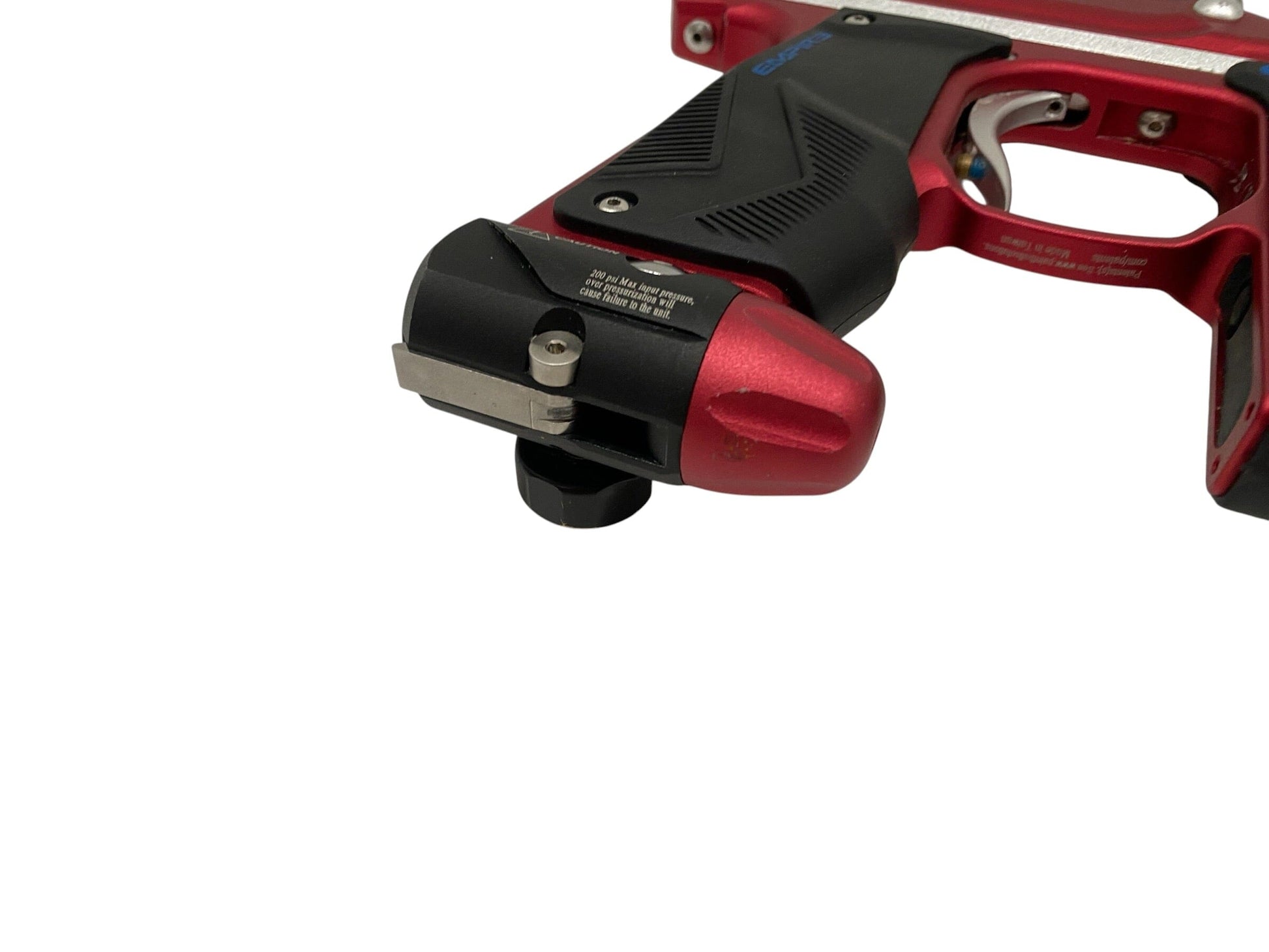 Used Empire Mini GS Red/Black Paintball Gun Paintball Gun from CPXBrosPaintball Buy/Sell/Trade Paintball Markers, New Paintball Guns, Paintball Hoppers, Paintball Masks, and Hormesis Headbands