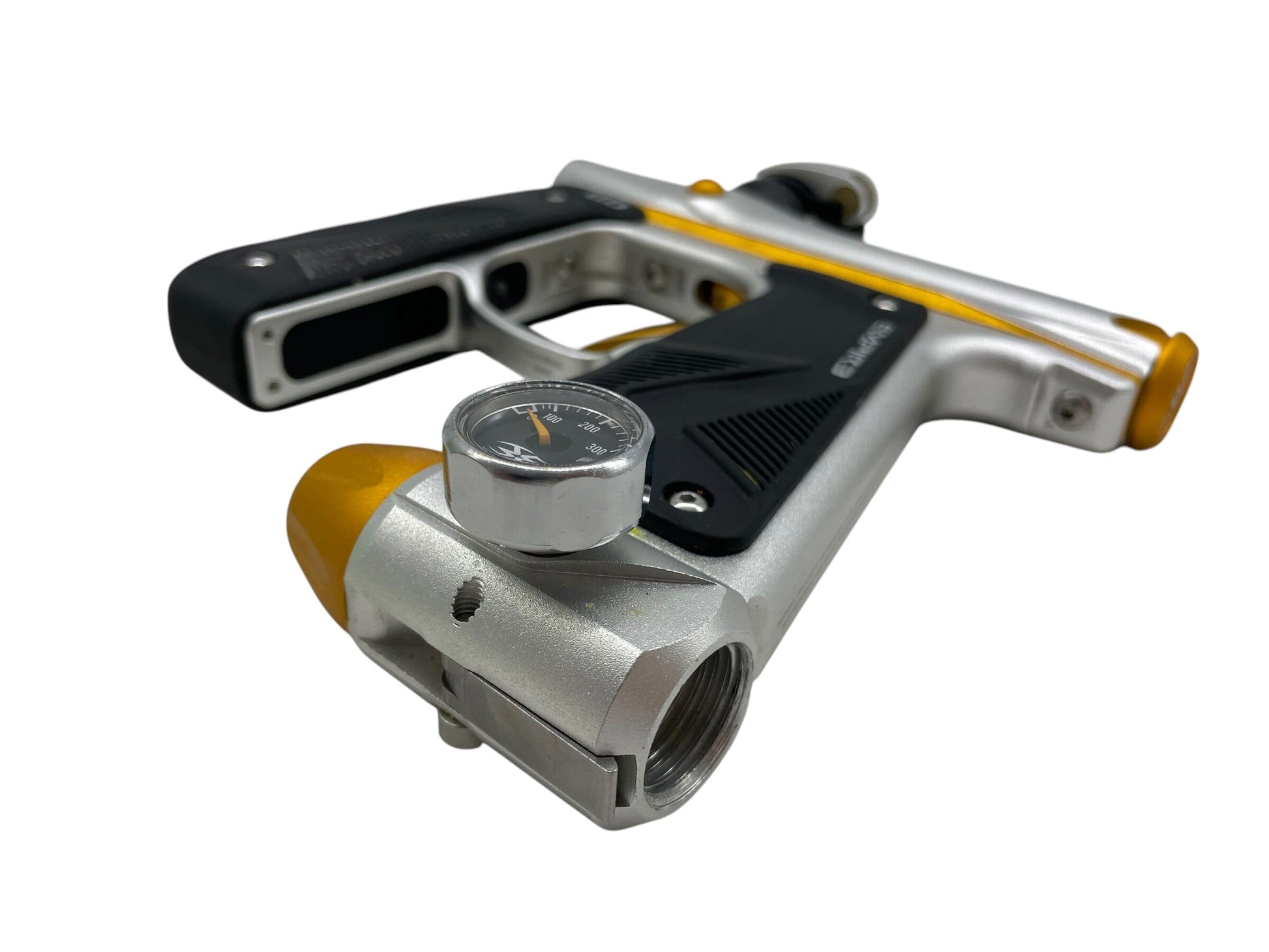 Used Empire Mini GS Silver/Gold Paintball Gun Paintball Gun from CPXBrosPaintball Buy/Sell/Trade Paintball Markers, New Paintball Guns, Paintball Hoppers, Paintball Masks, and Hormesis Headbands