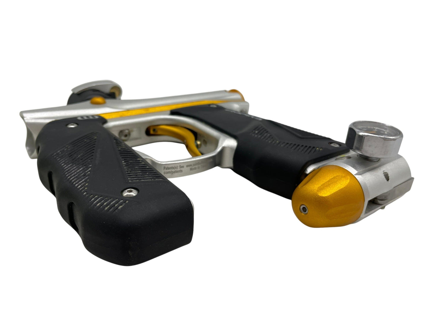 Used Empire Mini GS Silver/Gold Paintball Gun Paintball Gun from CPXBrosPaintball Buy/Sell/Trade Paintball Markers, New Paintball Guns, Paintball Hoppers, Paintball Masks, and Hormesis Headbands