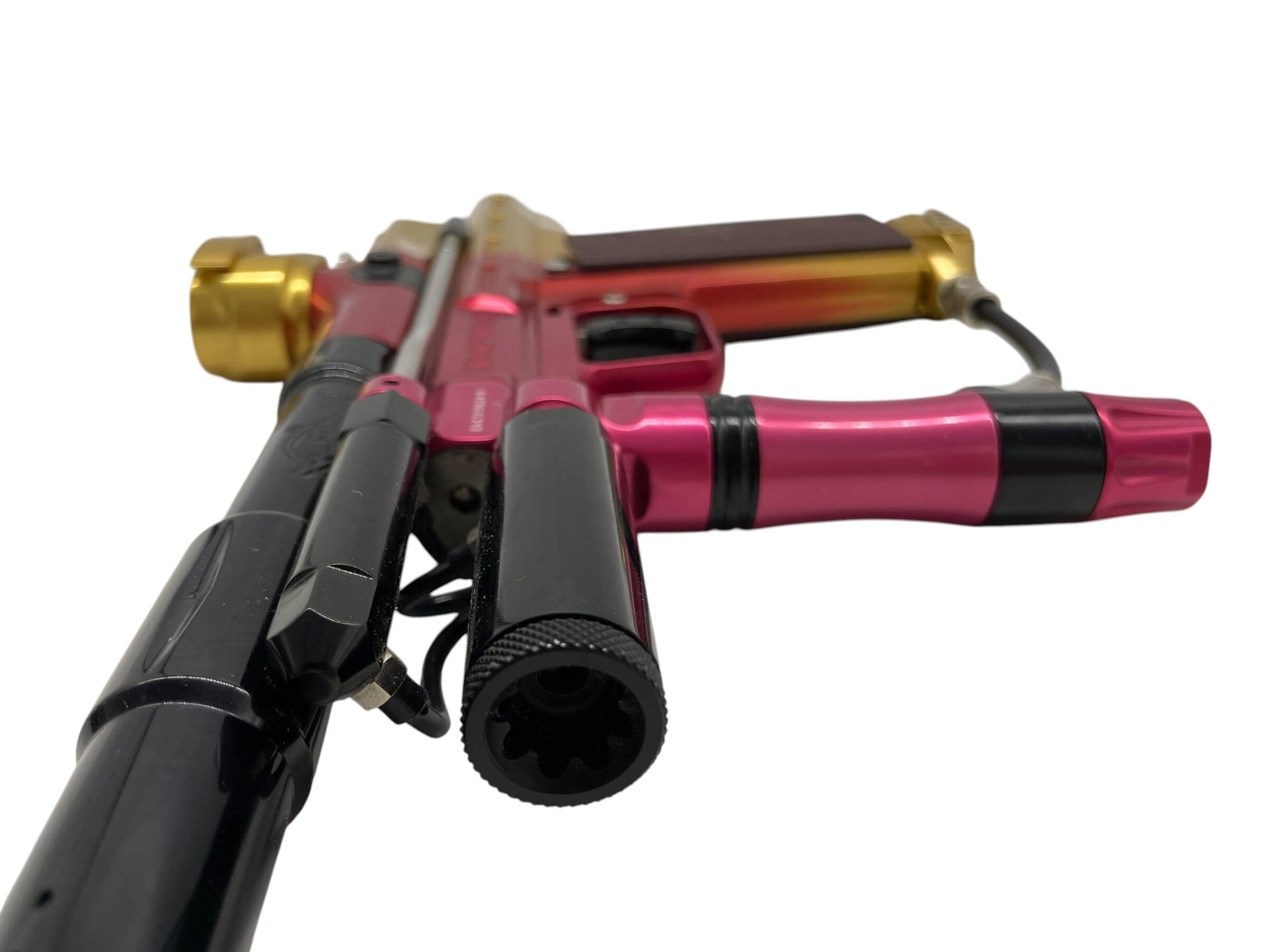 Used Empire Resurrection Autococker Gold to Red Fade Paintball Gun Paintball Gun from CPXBrosPaintball Buy/Sell/Trade Paintball Markers, New Paintball Guns, Paintball Hoppers, Paintball Masks, and Hormesis Headbands