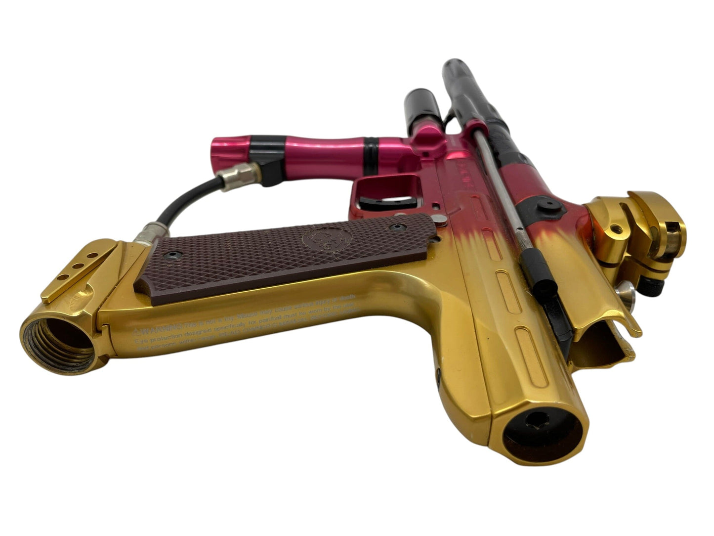 Used Empire Resurrection Autococker Gold to Red Fade Paintball Gun Paintball Gun from CPXBrosPaintball Buy/Sell/Trade Paintball Markers, New Paintball Guns, Paintball Hoppers, Paintball Masks, and Hormesis Headbands