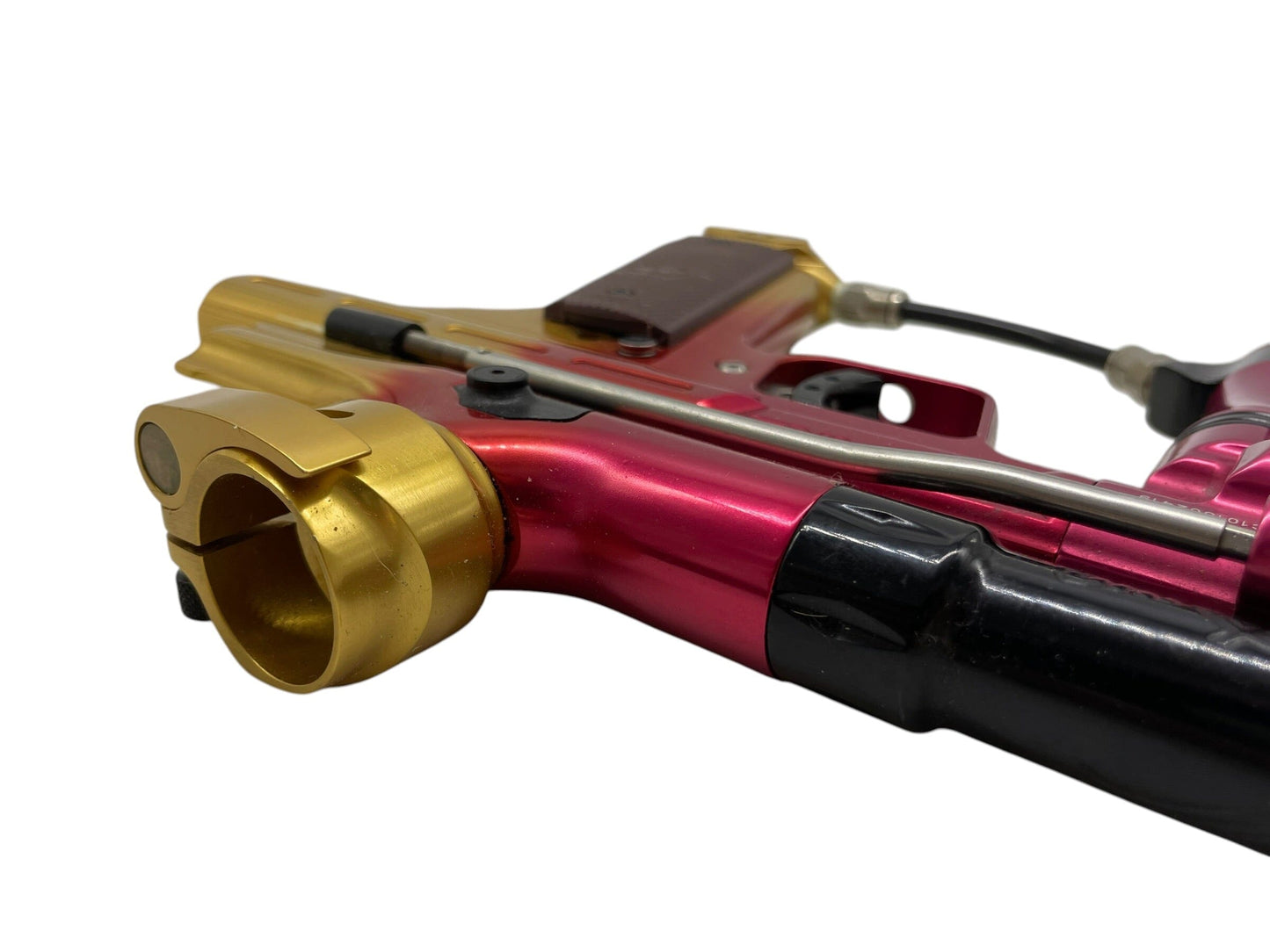 Used Empire Resurrection Autococker Gold to Red Fade Paintball Gun Paintball Gun from CPXBrosPaintball Buy/Sell/Trade Paintball Markers, New Paintball Guns, Paintball Hoppers, Paintball Masks, and Hormesis Headbands