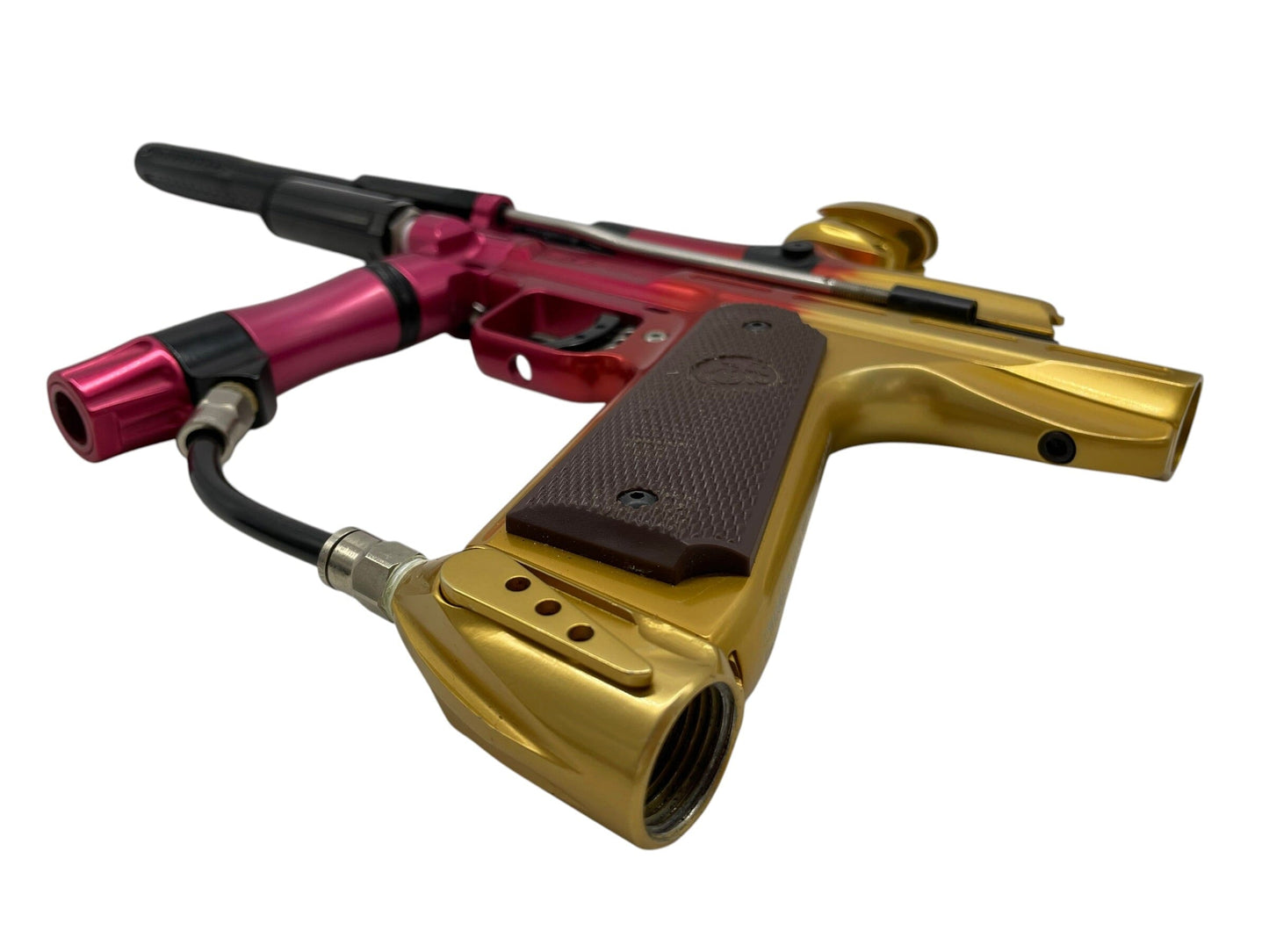 Used Empire Resurrection Autococker Gold to Red Fade Paintball Gun Paintball Gun from CPXBrosPaintball Buy/Sell/Trade Paintball Markers, New Paintball Guns, Paintball Hoppers, Paintball Masks, and Hormesis Headbands