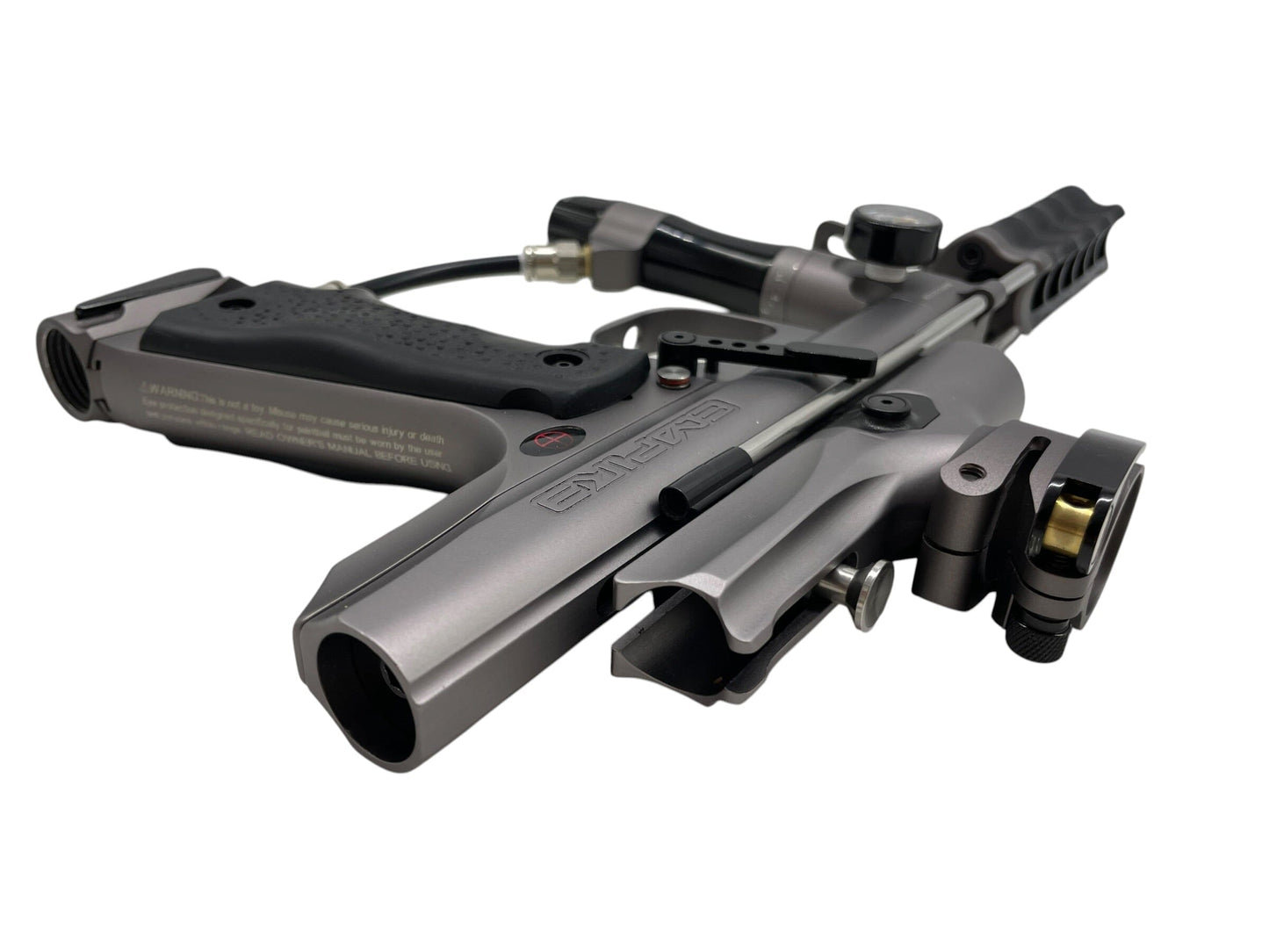 Used Empire Sniper Pump Grey/Black Paintball Gun Paintball Gun from CPXBrosPaintball Buy/Sell/Trade Paintball Markers, New Paintball Guns, Paintball Hoppers, Paintball Masks, and Hormesis Headbands