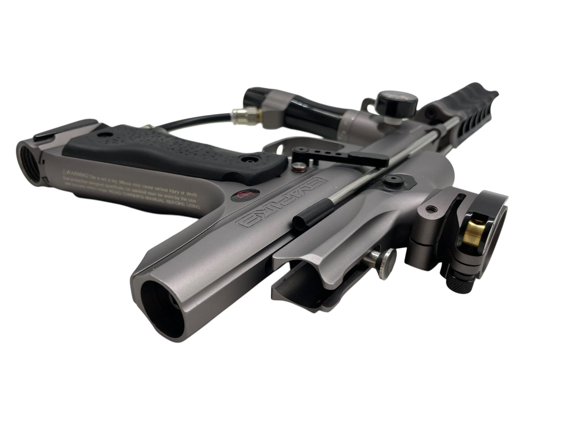 Used Empire Sniper Pump Grey/Black Paintball Gun Paintball Gun from CPXBrosPaintball Buy/Sell/Trade Paintball Markers, New Paintball Guns, Paintball Hoppers, Paintball Masks, and Hormesis Headbands