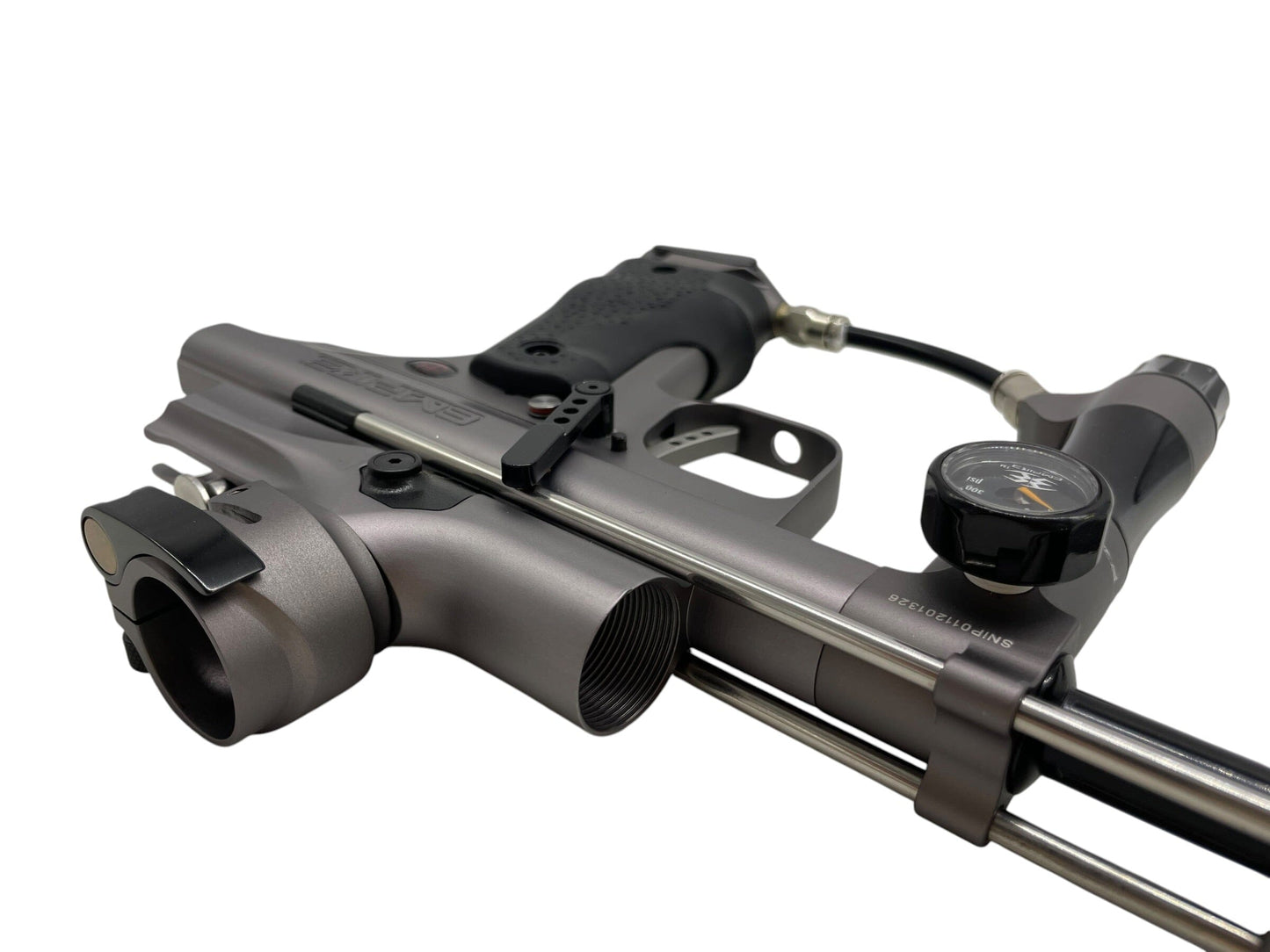 Used Empire Sniper Pump Grey/Black Paintball Gun Paintball Gun from CPXBrosPaintball Buy/Sell/Trade Paintball Markers, New Paintball Guns, Paintball Hoppers, Paintball Masks, and Hormesis Headbands
