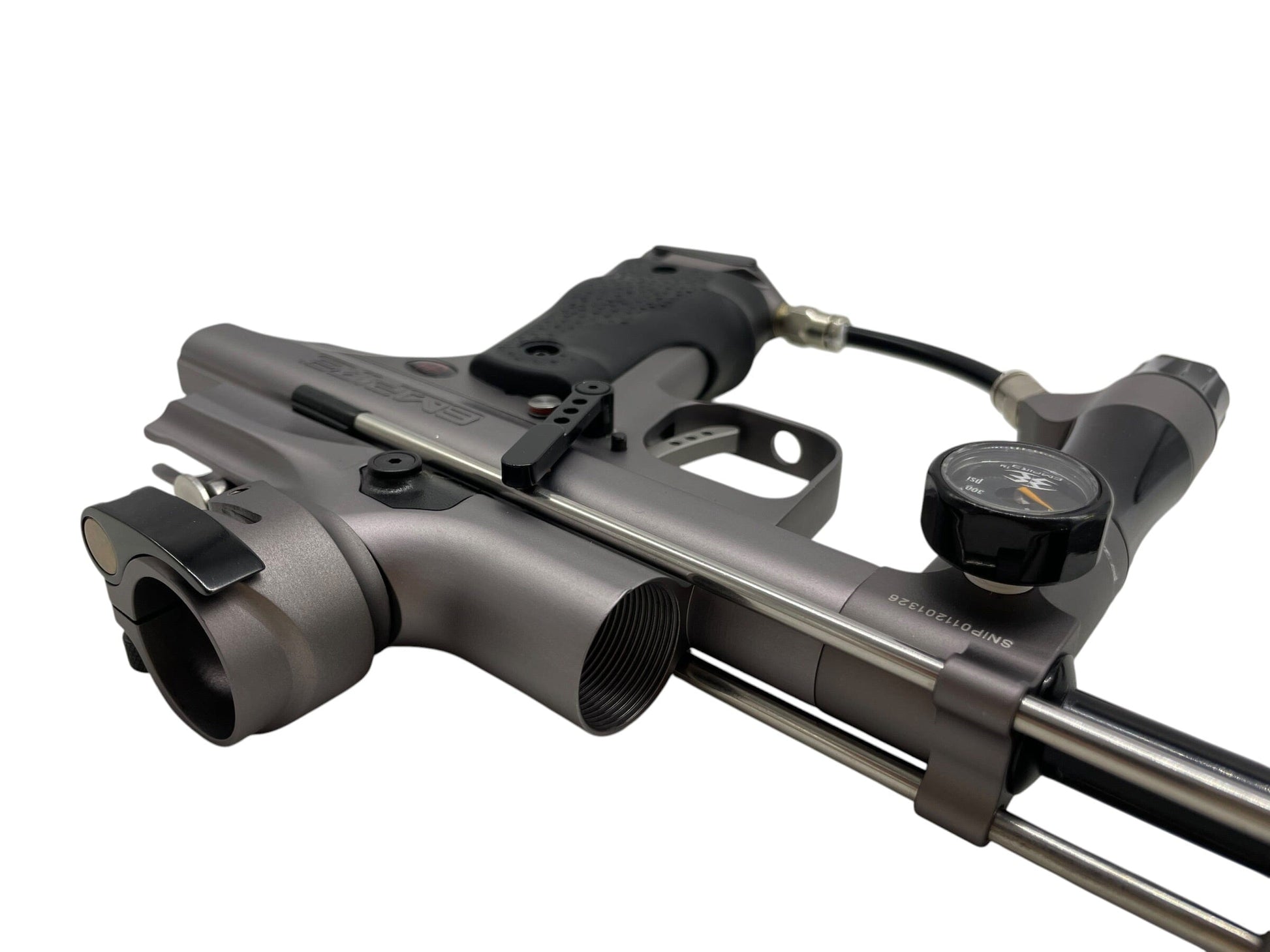 Used Empire Sniper Pump Grey/Black Paintball Gun Paintball Gun from CPXBrosPaintball Buy/Sell/Trade Paintball Markers, New Paintball Guns, Paintball Hoppers, Paintball Masks, and Hormesis Headbands