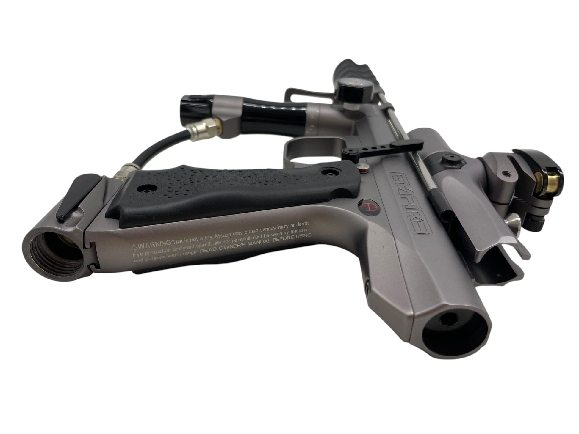 Used Empire Sniper Pump Grey/Black Paintball Gun Paintball Gun from CPXBrosPaintball Buy/Sell/Trade Paintball Markers, New Paintball Guns, Paintball Hoppers, Paintball Masks, and Hormesis Headbands