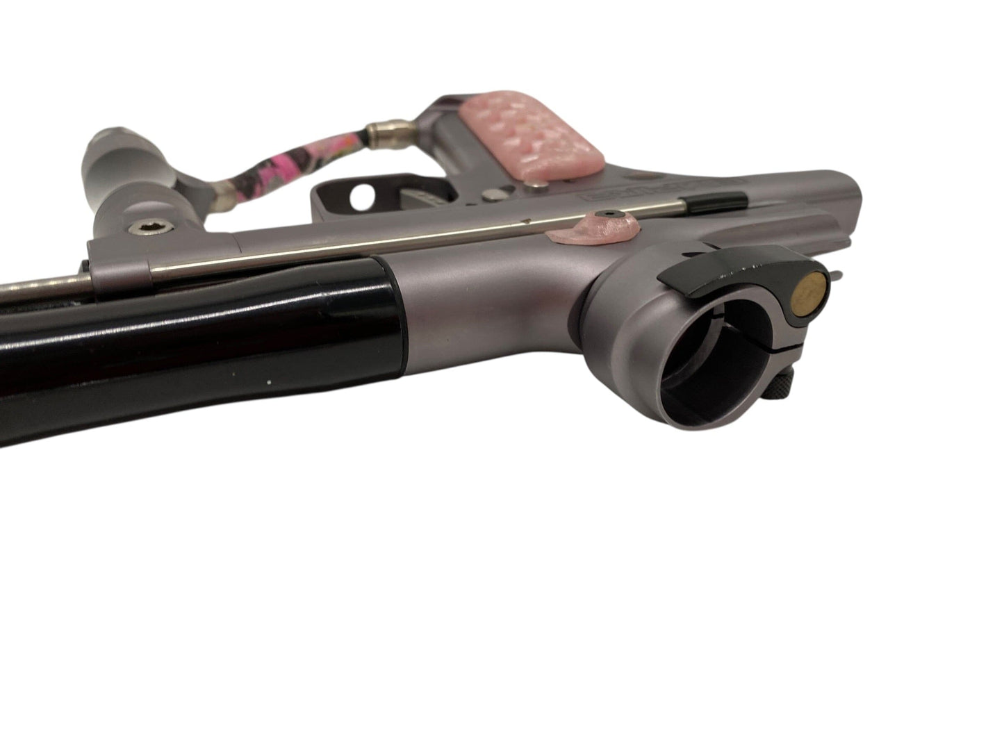 Used Empire Sniper Pump Paintball Gun Grey/Pink Paintball Gun from CPXBrosPaintball Buy/Sell/Trade Paintball Markers, New Paintball Guns, Paintball Hoppers, Paintball Masks, and Hormesis Headbands