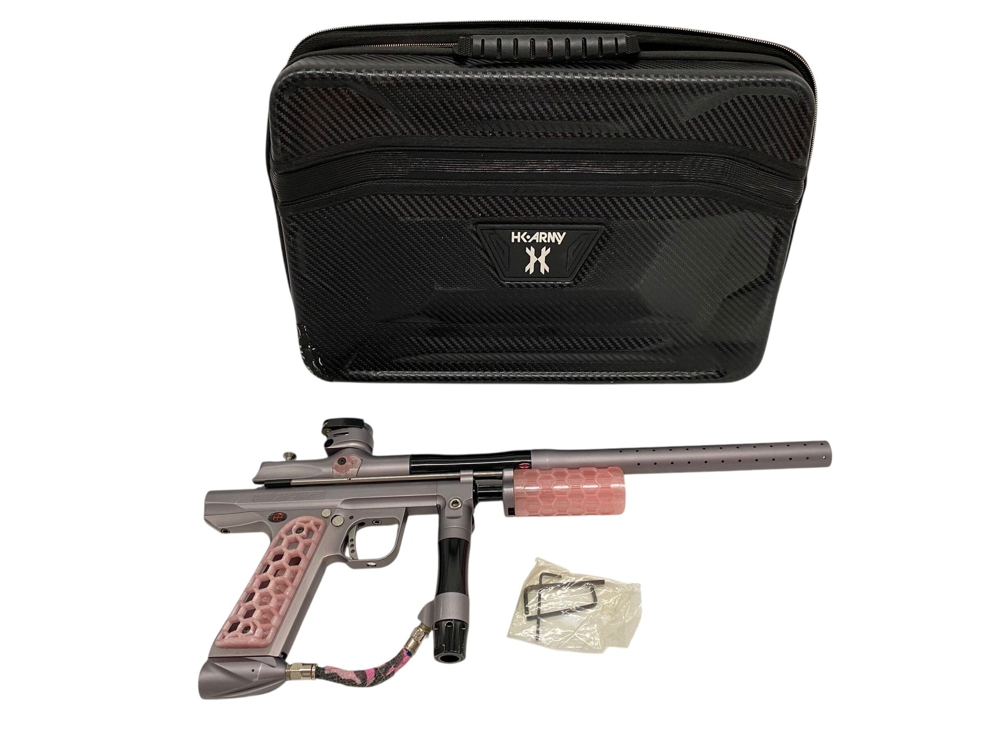 Used Empire Sniper Pump Paintball Gun Grey/Pink Paintball Gun from CPXBrosPaintball Buy/Sell/Trade Paintball Markers, New Paintball Guns, Paintball Hoppers, Paintball Masks, and Hormesis Headbands