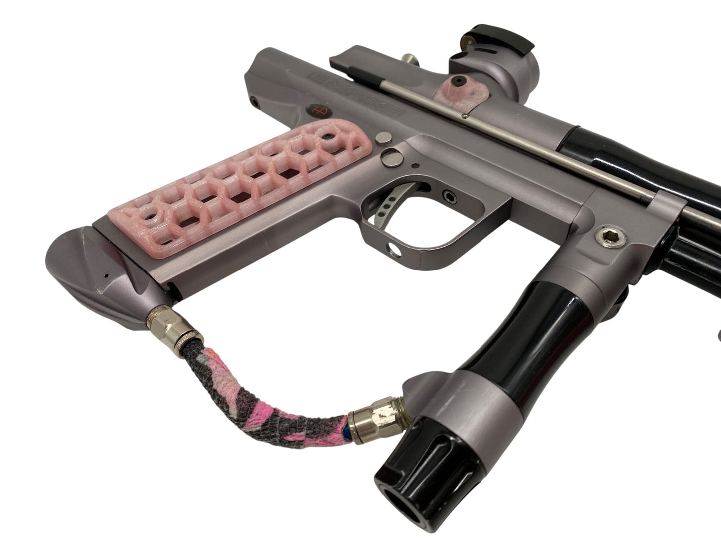 Used Empire Sniper Pump Paintball Gun Grey/Pink Paintball Gun from CPXBrosPaintball Buy/Sell/Trade Paintball Markers, New Paintball Guns, Paintball Hoppers, Paintball Masks, and Hormesis Headbands