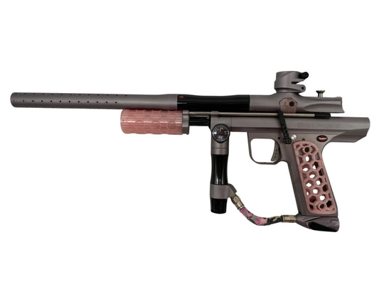 Used Empire Sniper Pump Paintball Gun Grey/Pink Paintball Gun from CPXBrosPaintball Buy/Sell/Trade Paintball Markers, New Paintball Guns, Paintball Hoppers, Paintball Masks, and Hormesis Headbands
