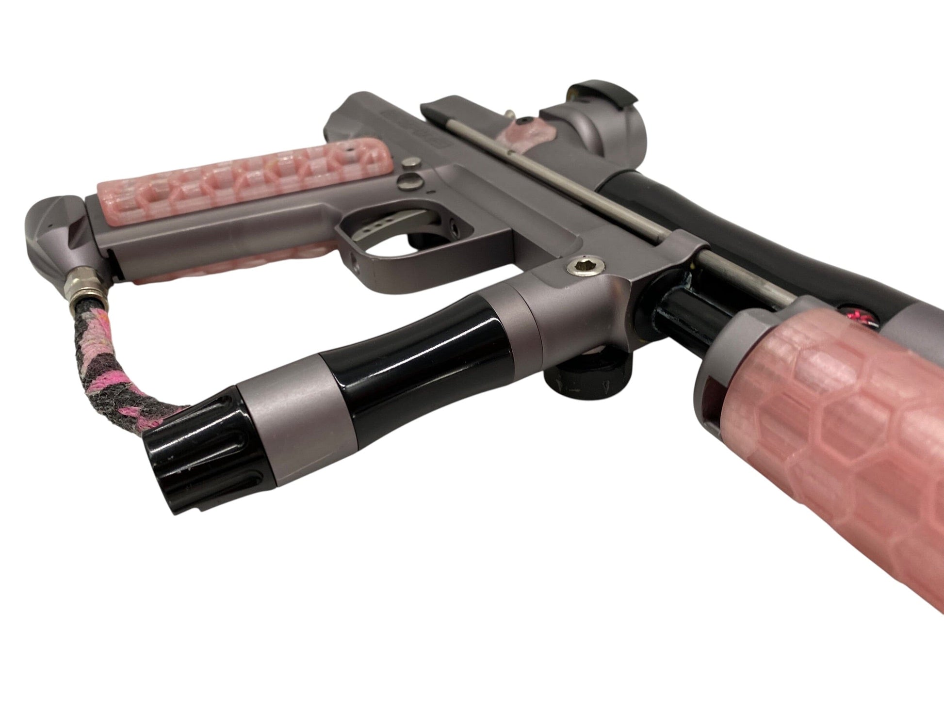 Used Empire Sniper Pump Paintball Gun Grey/Pink Paintball Gun from CPXBrosPaintball Buy/Sell/Trade Paintball Markers, New Paintball Guns, Paintball Hoppers, Paintball Masks, and Hormesis Headbands