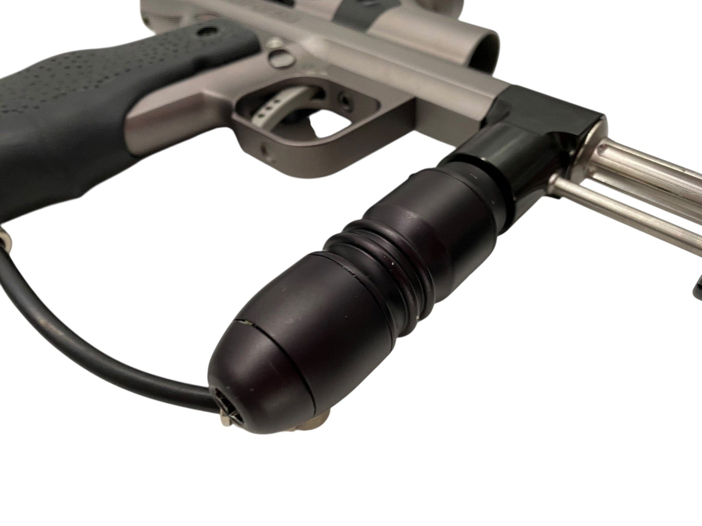 Used Empire Sniper Pump Pewter Paintball Gun Upgraded Paintball Gun from CPXBrosPaintball Buy/Sell/Trade Paintball Markers, New Paintball Guns, Paintball Hoppers, Paintball Masks, and Hormesis Headbands