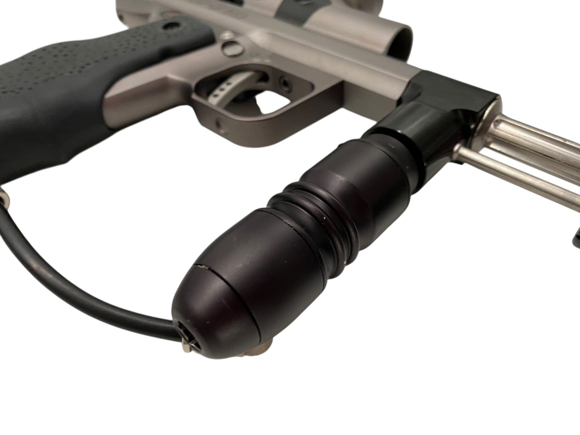 Used Empire Sniper Pump Pewter Paintball Gun Upgraded Paintball Gun from CPXBrosPaintball Buy/Sell/Trade Paintball Markers, New Paintball Guns, Paintball Hoppers, Paintball Masks, and Hormesis Headbands