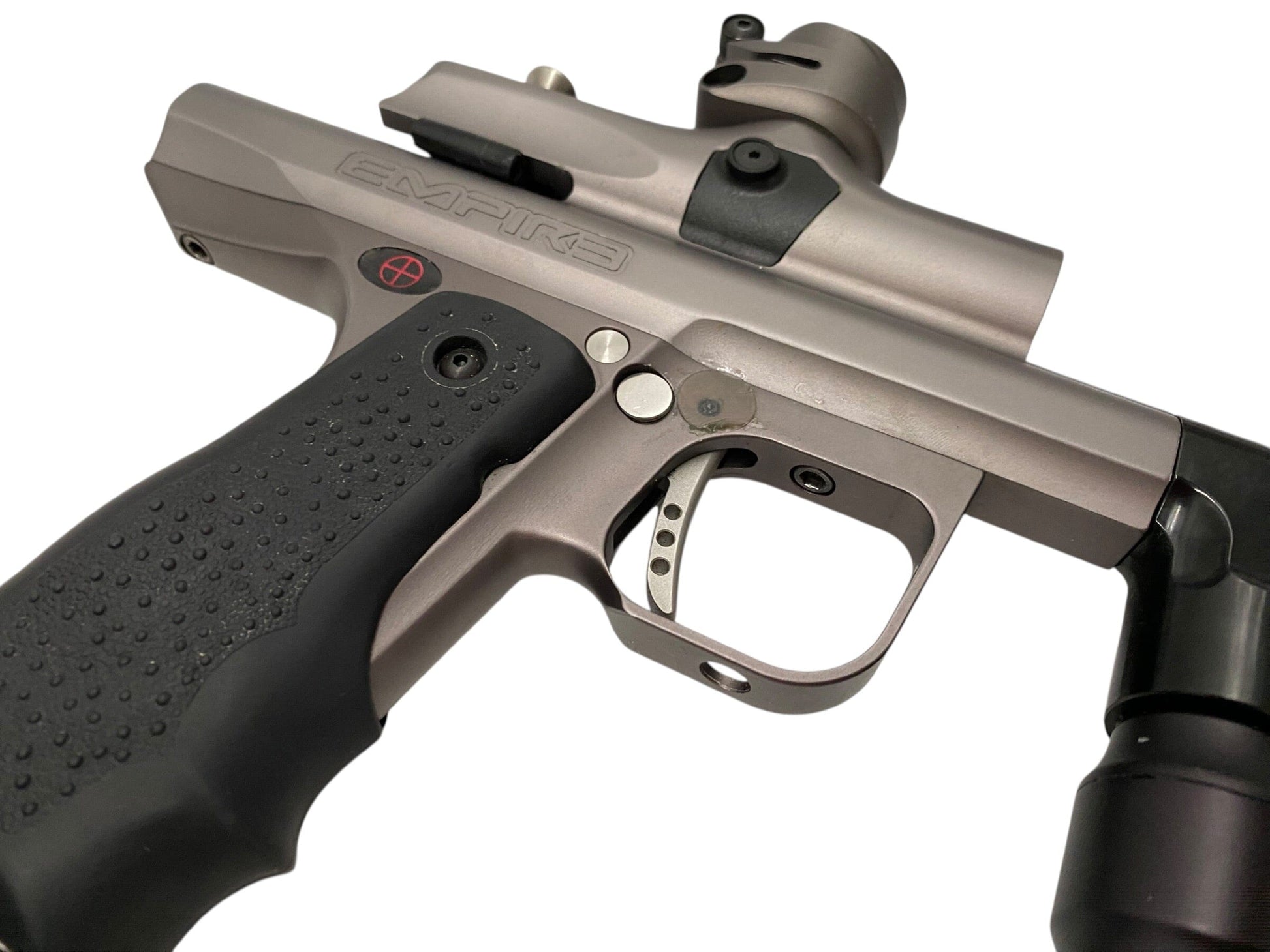 Used Empire Sniper Pump Pewter Paintball Gun Upgraded Paintball Gun from CPXBrosPaintball Buy/Sell/Trade Paintball Markers, New Paintball Guns, Paintball Hoppers, Paintball Masks, and Hormesis Headbands