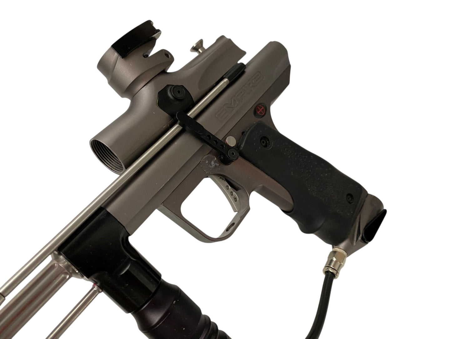 Used Empire Sniper Pump Pewter Paintball Gun Upgraded Paintball Gun from CPXBrosPaintball Buy/Sell/Trade Paintball Markers, New Paintball Guns, Paintball Hoppers, Paintball Masks, and Hormesis Headbands