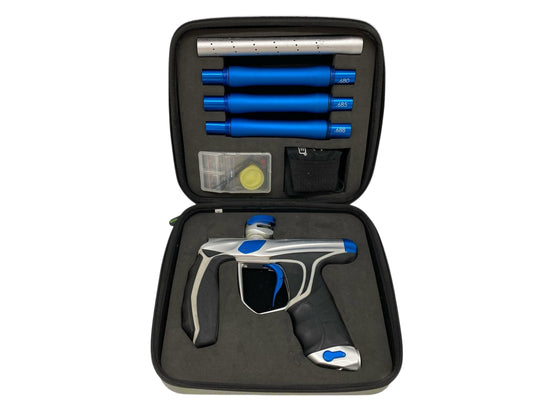 Used Empire Syx 1.5 Paintball Gun Silver/Blue Paintball Gun from CPXBrosPaintball Buy/Sell/Trade Paintball Markers, New Paintball Guns, Paintball Hoppers, Paintball Masks, and Hormesis Headbands