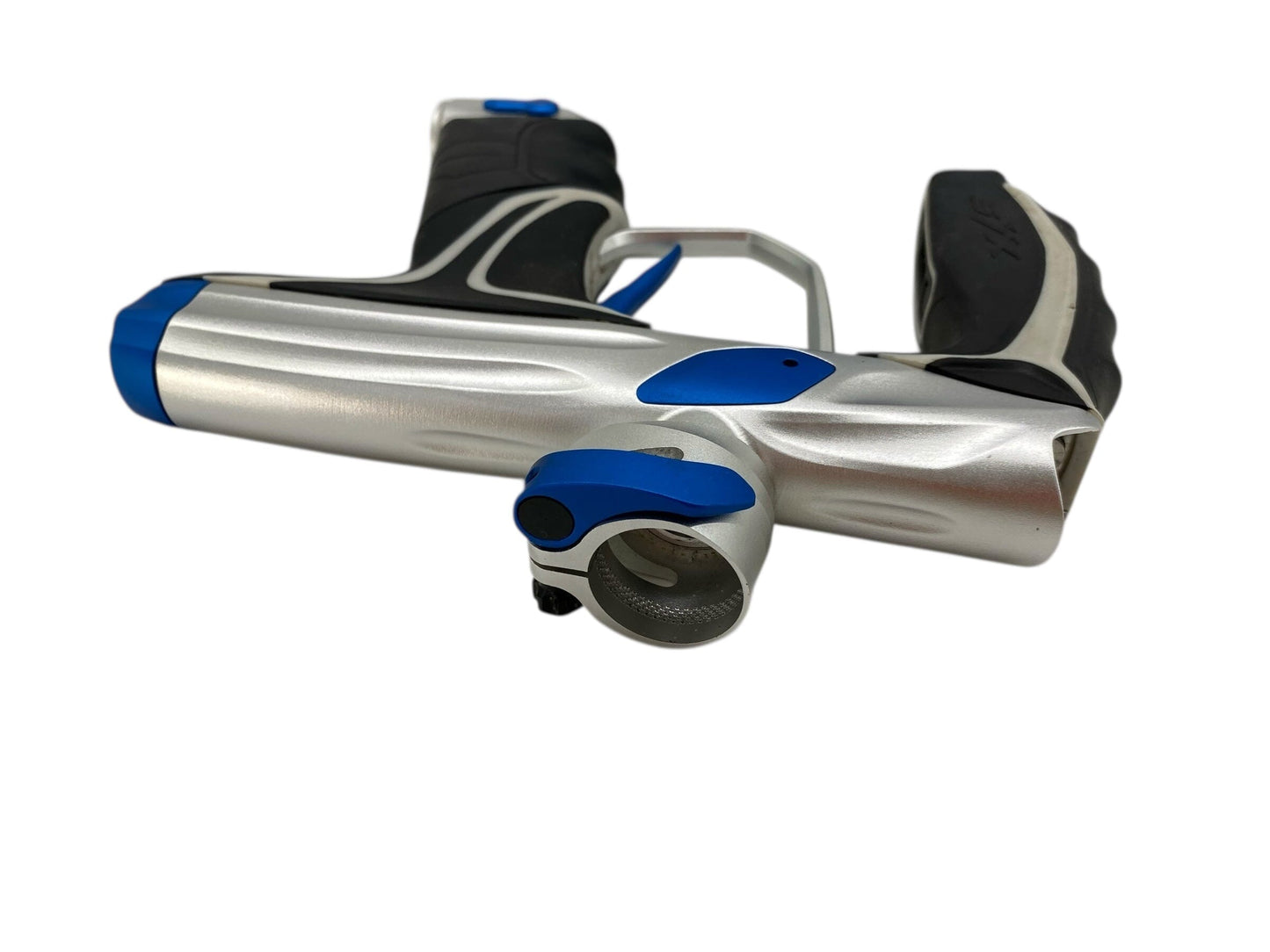 Used Empire Syx 1.5 Paintball Gun Silver/Blue Paintball Gun from CPXBrosPaintball Buy/Sell/Trade Paintball Markers, New Paintball Guns, Paintball Hoppers, Paintball Masks, and Hormesis Headbands