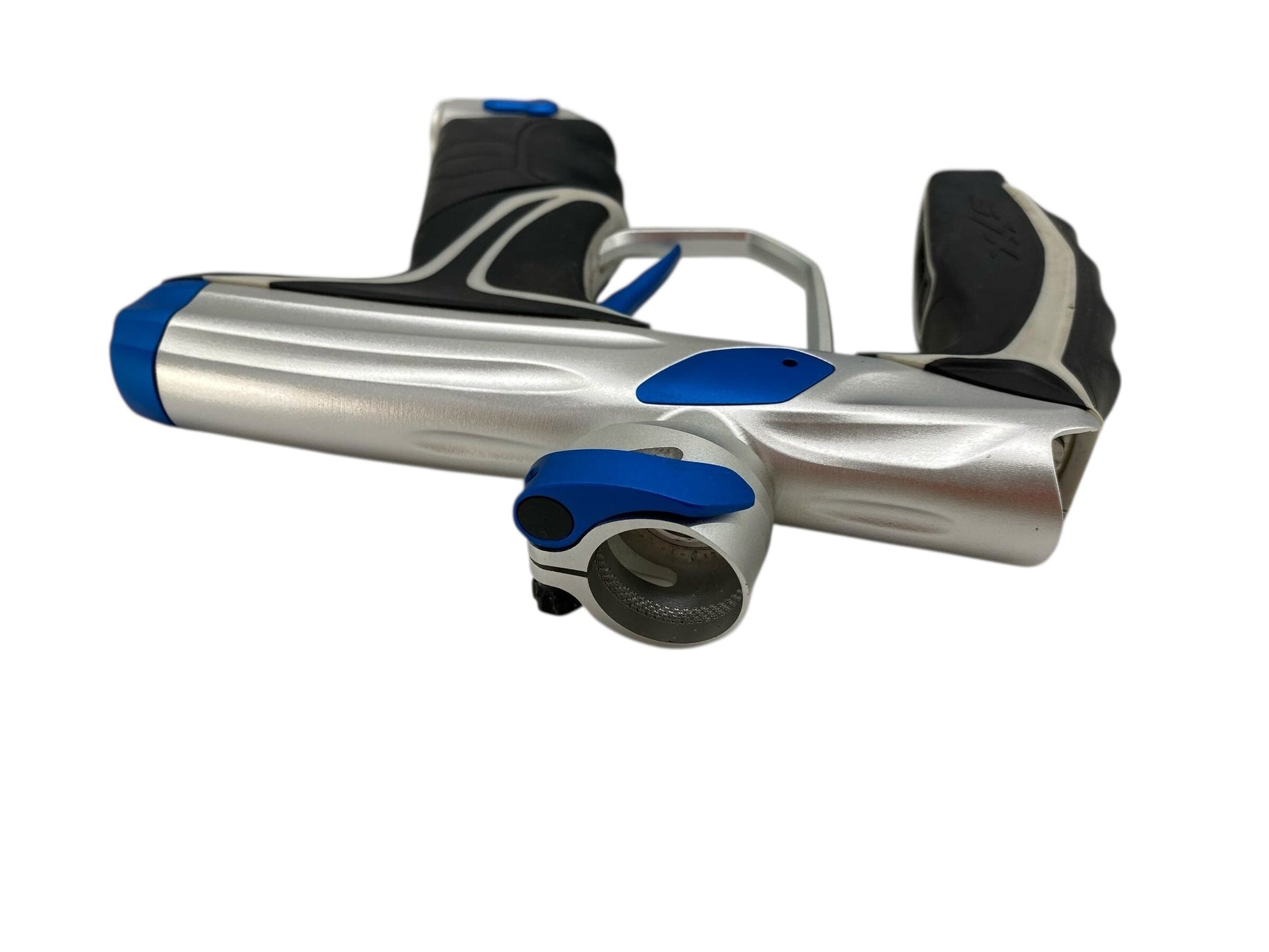 Used Empire Syx 1.5 Paintball Gun Silver/Blue Paintball Gun from CPXBrosPaintball Buy/Sell/Trade Paintball Markers, New Paintball Guns, Paintball Hoppers, Paintball Masks, and Hormesis Headbands